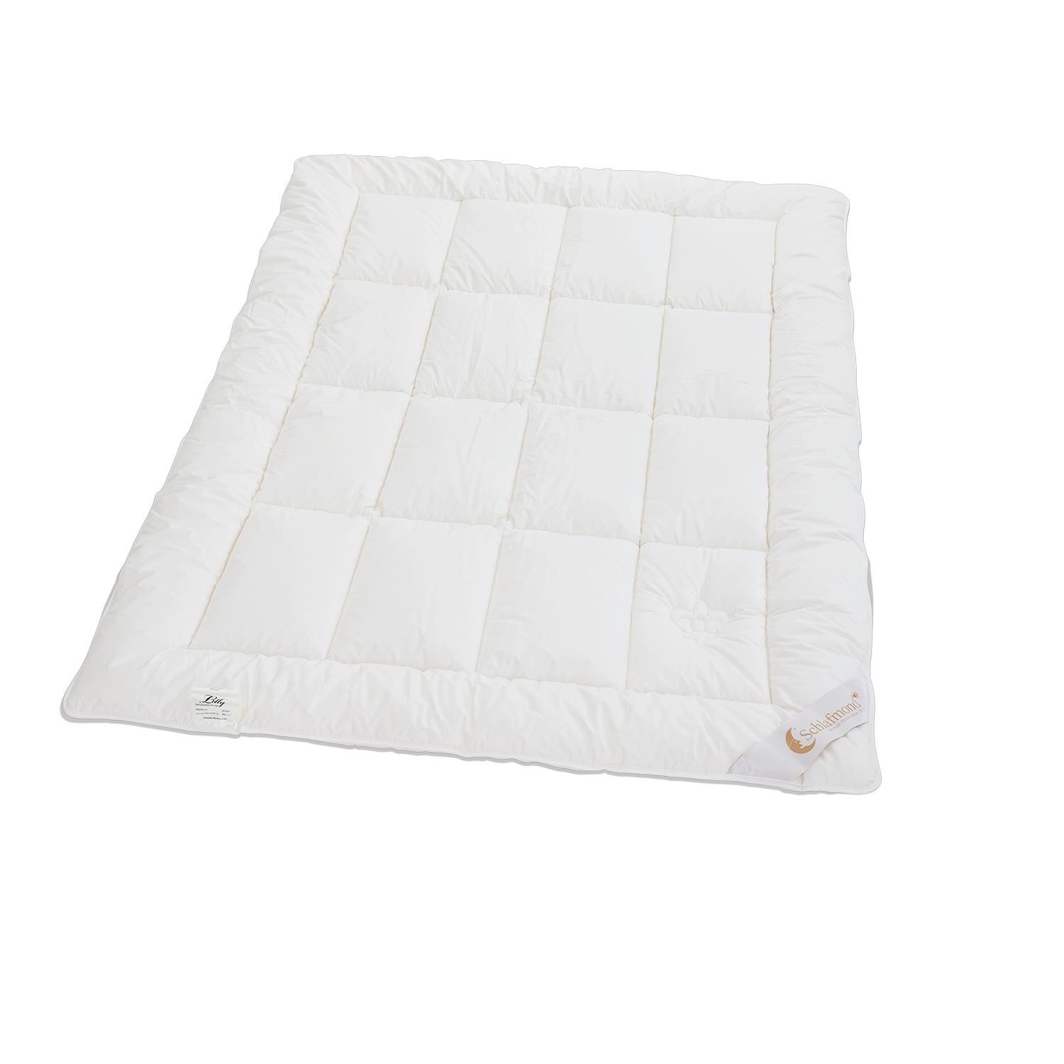 Schlafmond Sommerbettdecke Schlafmond Sommerdecke "Lilly", Всеrgikerdecke in Deutschland hergestellt und schadstoffgeprüft