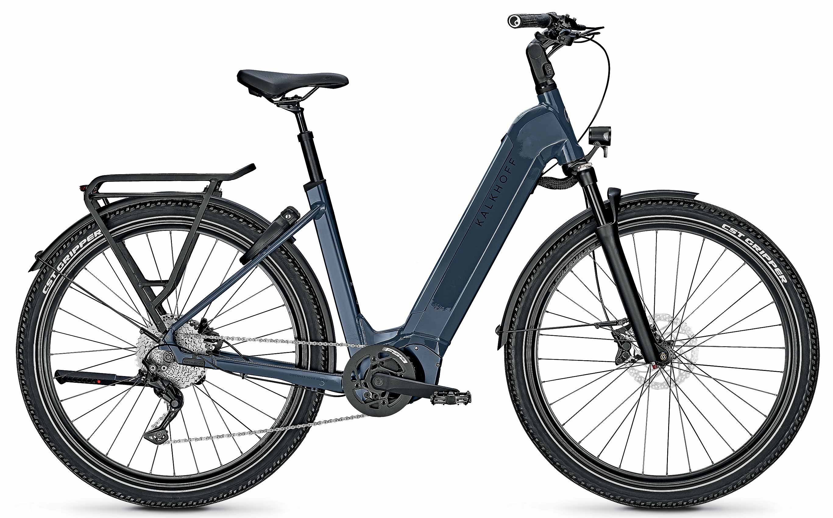Kalkhoff E-Bike Kalkhoff Entice 5.B Move+ 625 Wh Damen blau 2024, 10 Gang Shimano Deore M5130, Kettenschaltung, Bosch Performance Line CX smart System, 625 Wh