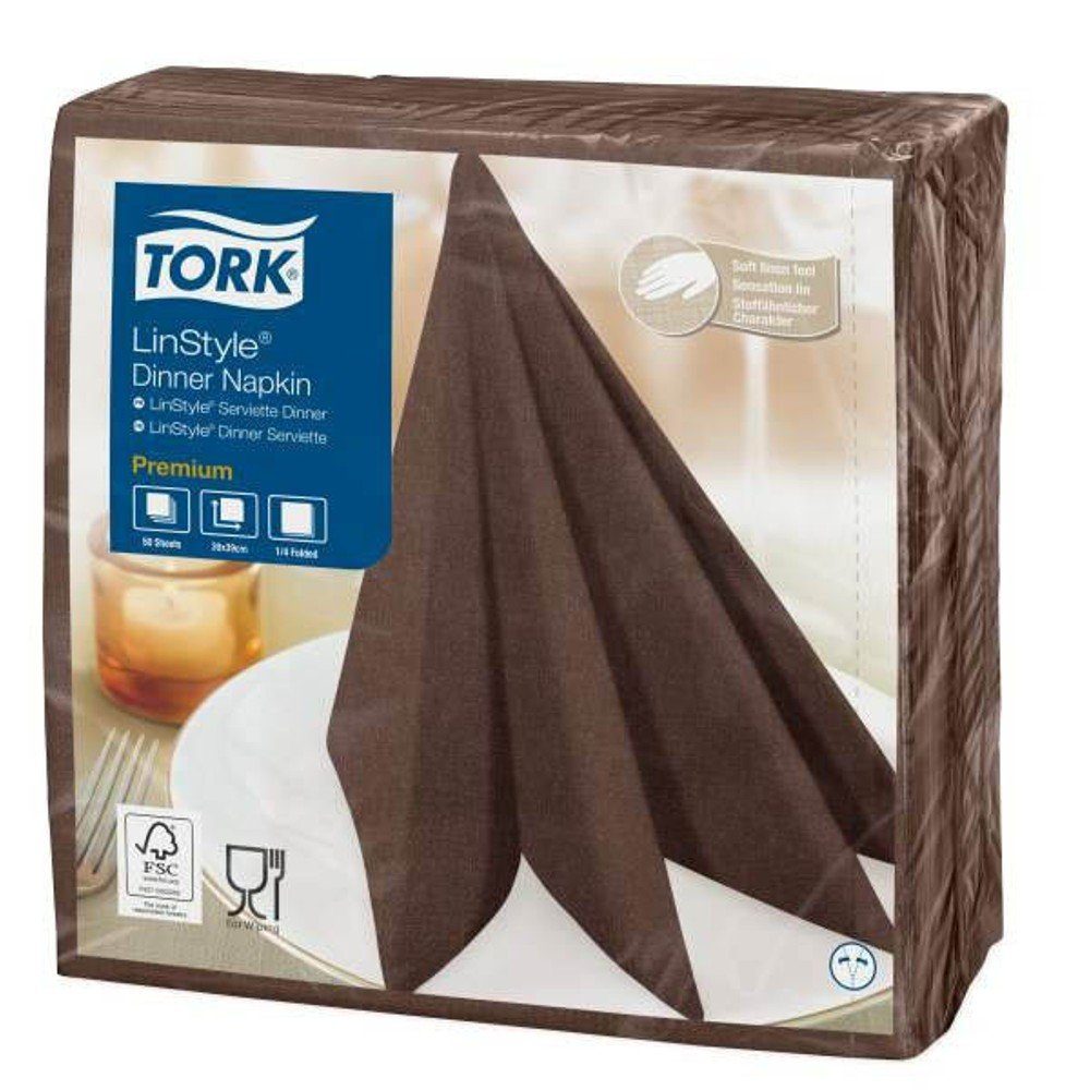 TORK Papierserviette TORK® 478727 LinStyle® Dinnerservietten Premium 1-, 1-lagig