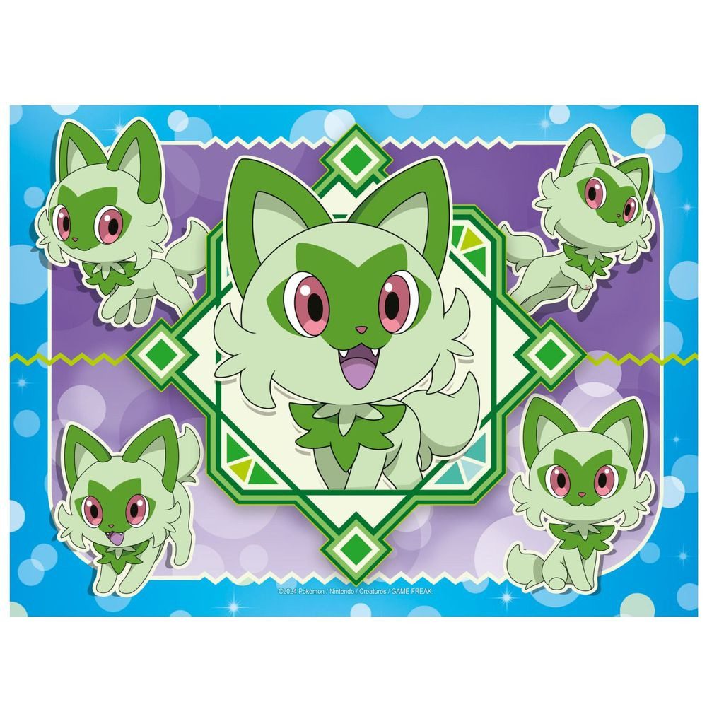 POKÉMON Puzzle 4 in 1 Kinder Puzzle Box Ravensburger Pokemon 12, 16, 20, 24 Teile, 24 Puzzleteile