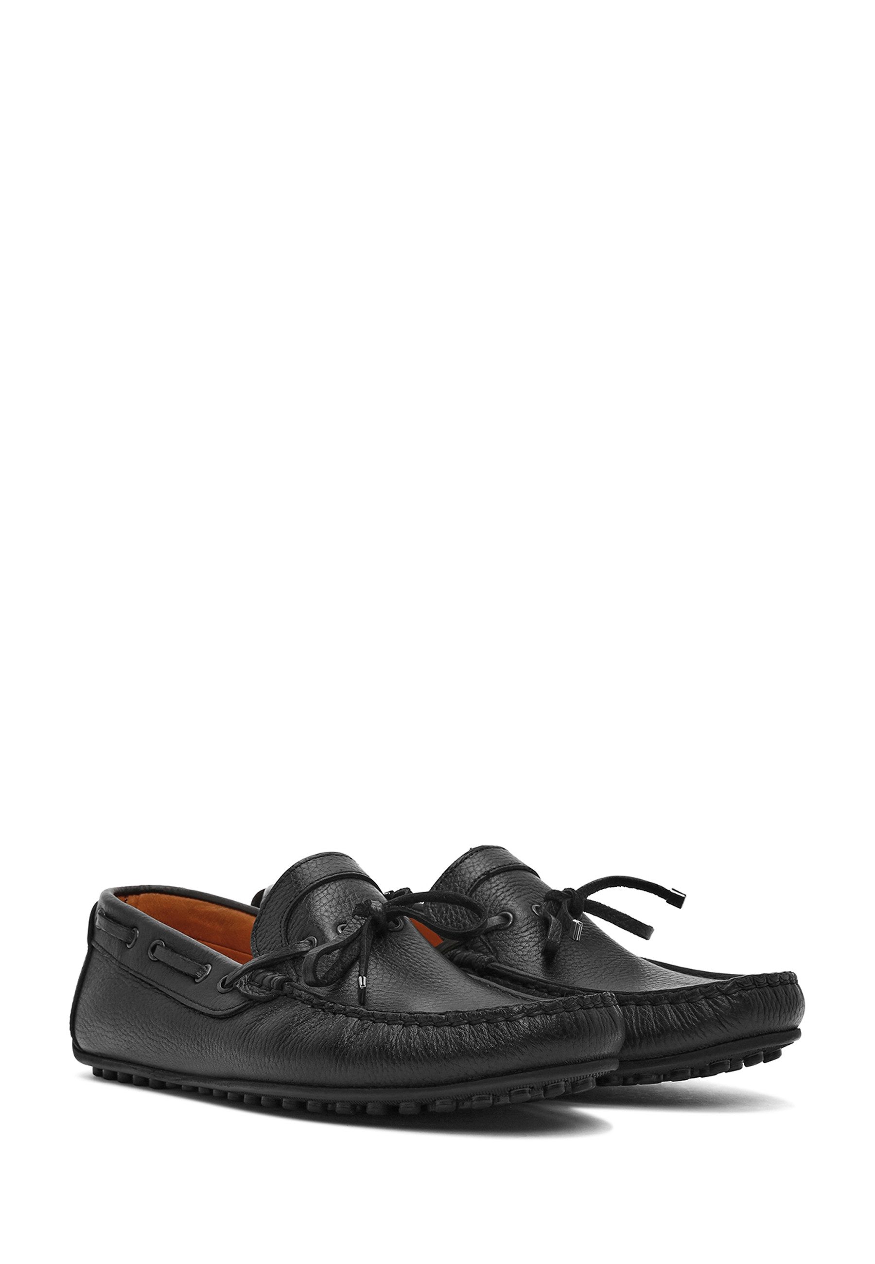 Derimod Lässige Loafer aus Leder Loafer Echtleder, Lederfutter, Gummisohle, Slipper-Design