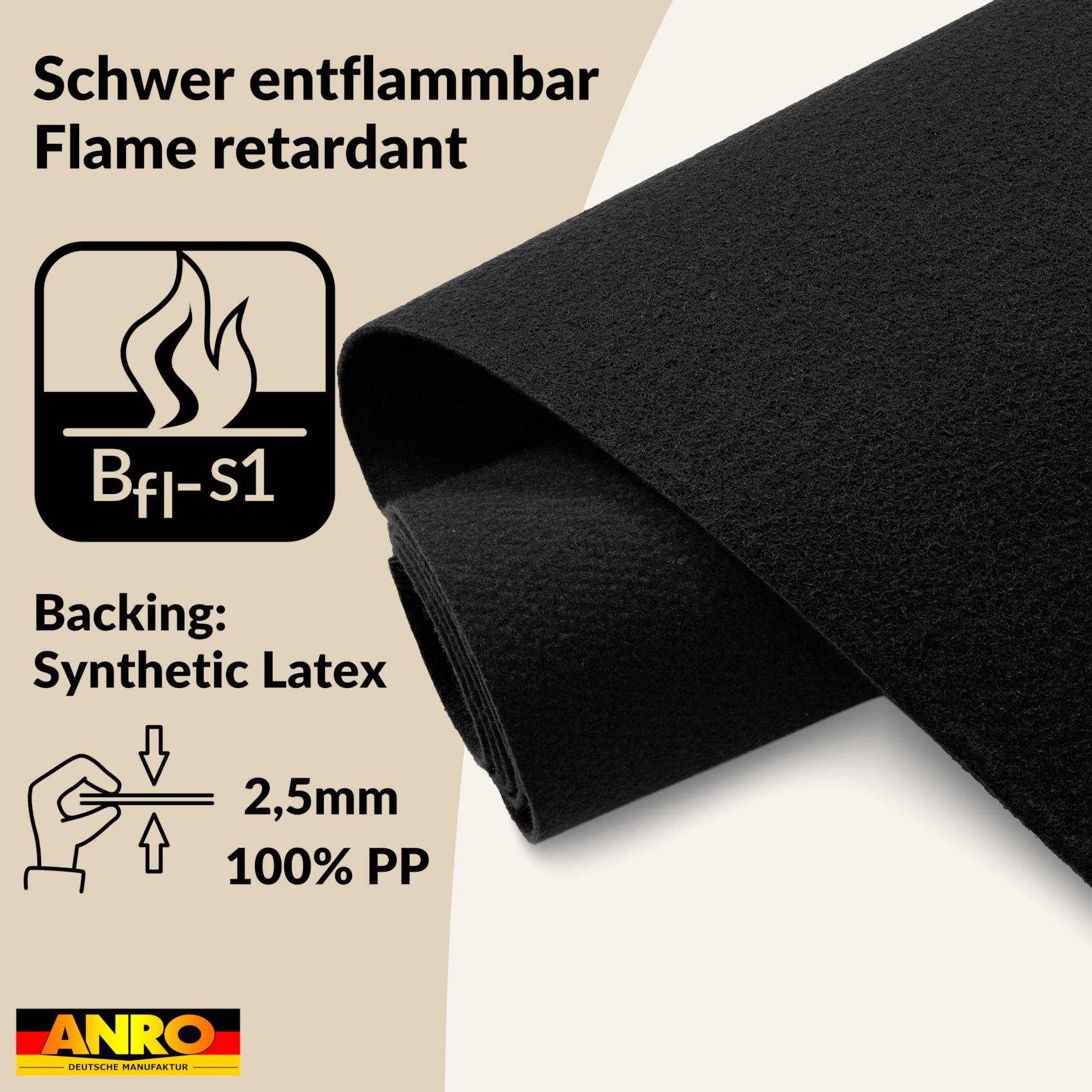 ANRO Teppich AXEL Eventteppich BFl-S1 Uni günstig online kaufen