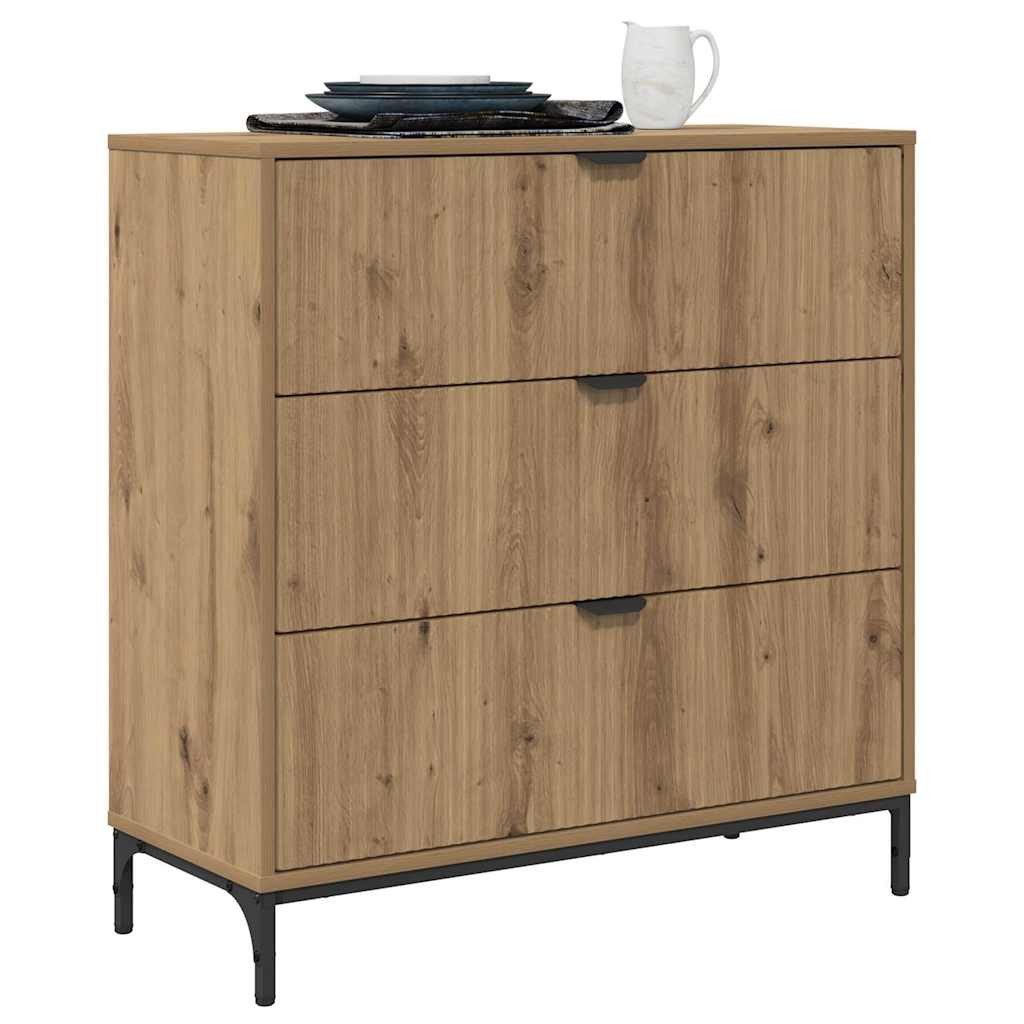 vidaXL Sideboard Sideboard Artisan-Eiche 79,5 x günstig online kaufen