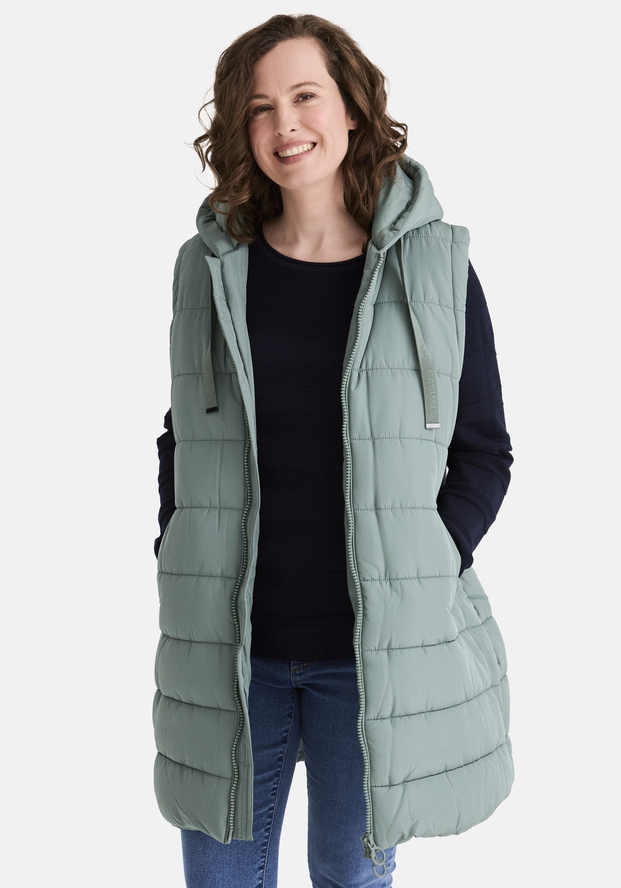 STOOKER WOMEN Steppweste WANDA mit Kapuze Steppweste Steppweste figurumspie günstig online kaufen