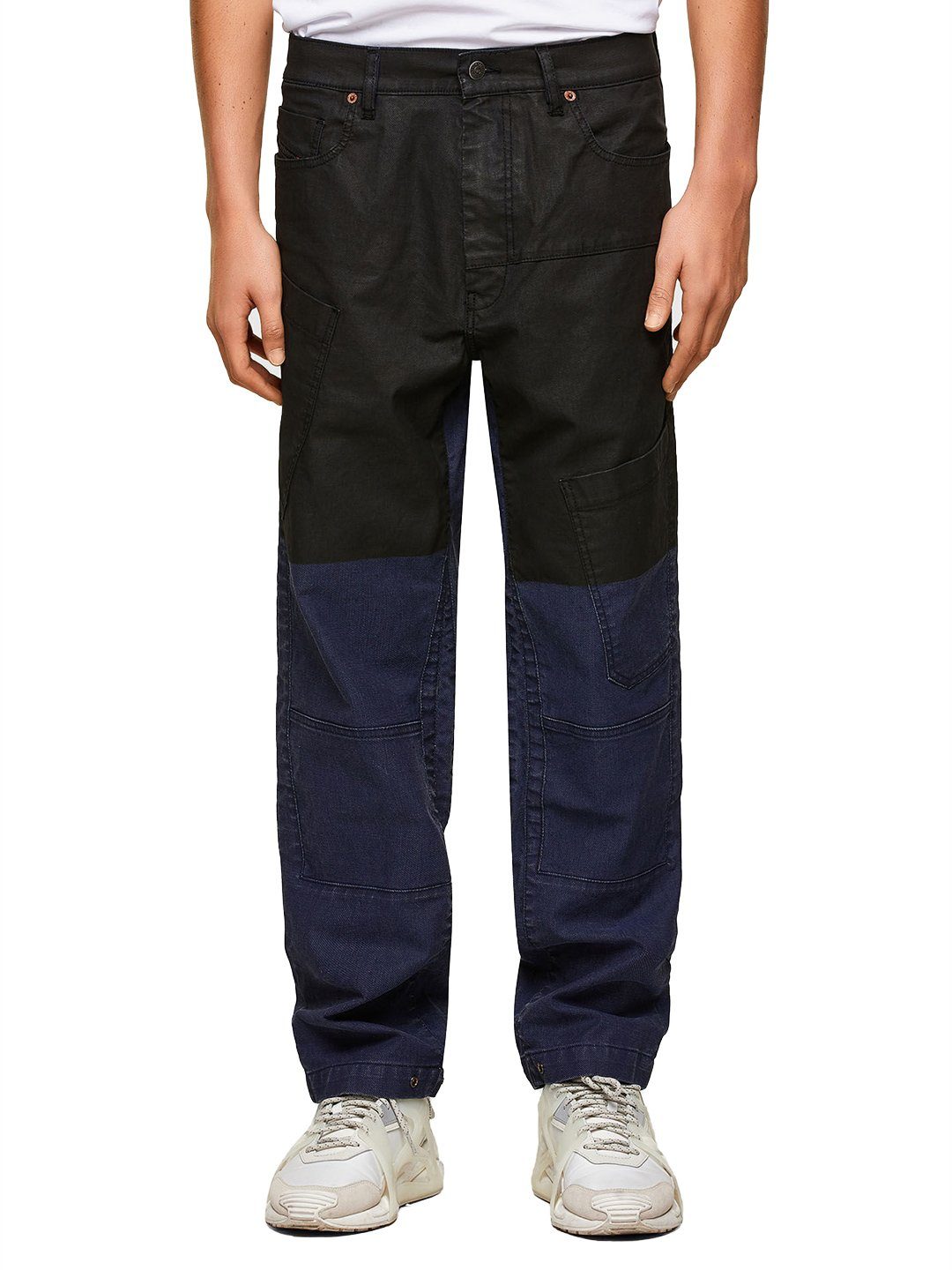 Loose-fit-Jeans Straight - - W32 L34 Diesel JoggJeans D-Azerr beschichtete