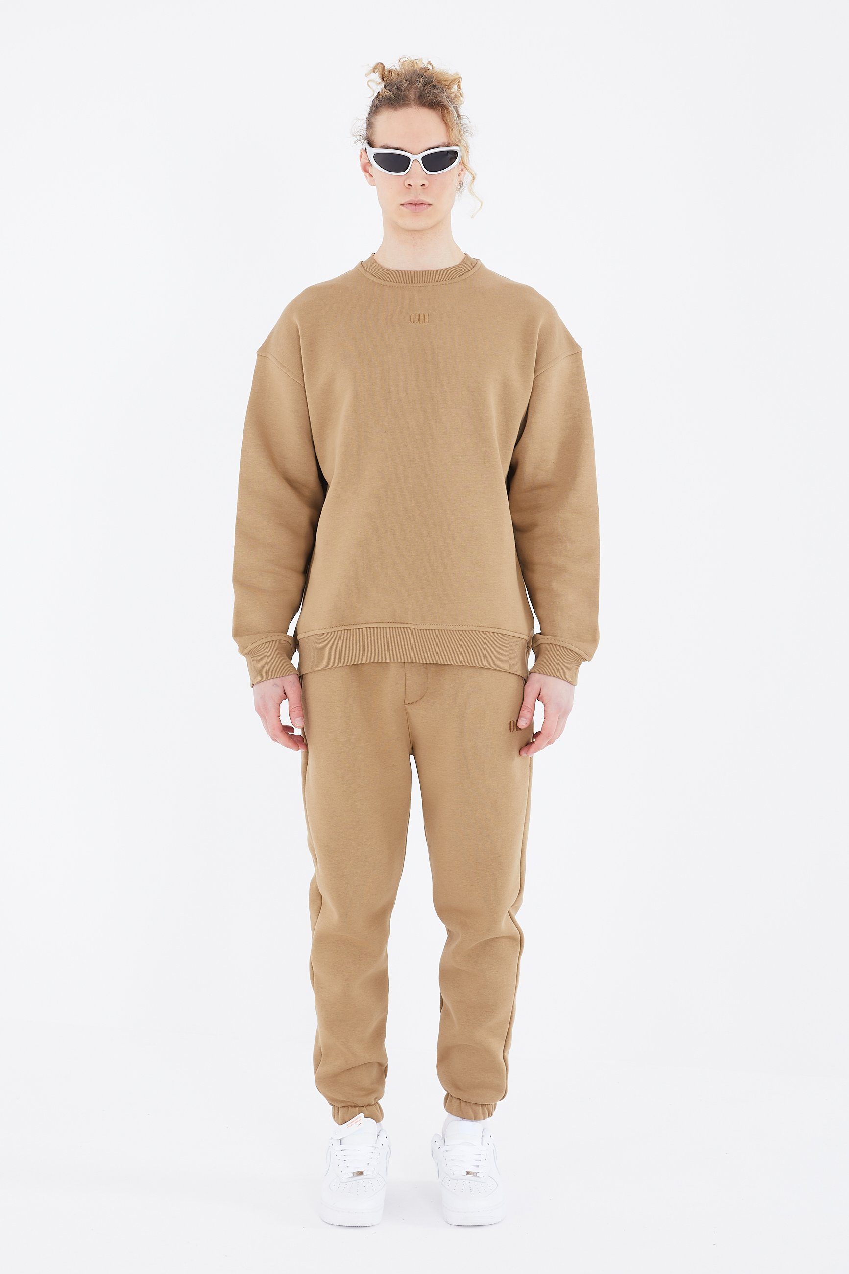 COFI Casuals Jogginganzug Basic Jogger Set Pullover Jogginghose Oversize Fit