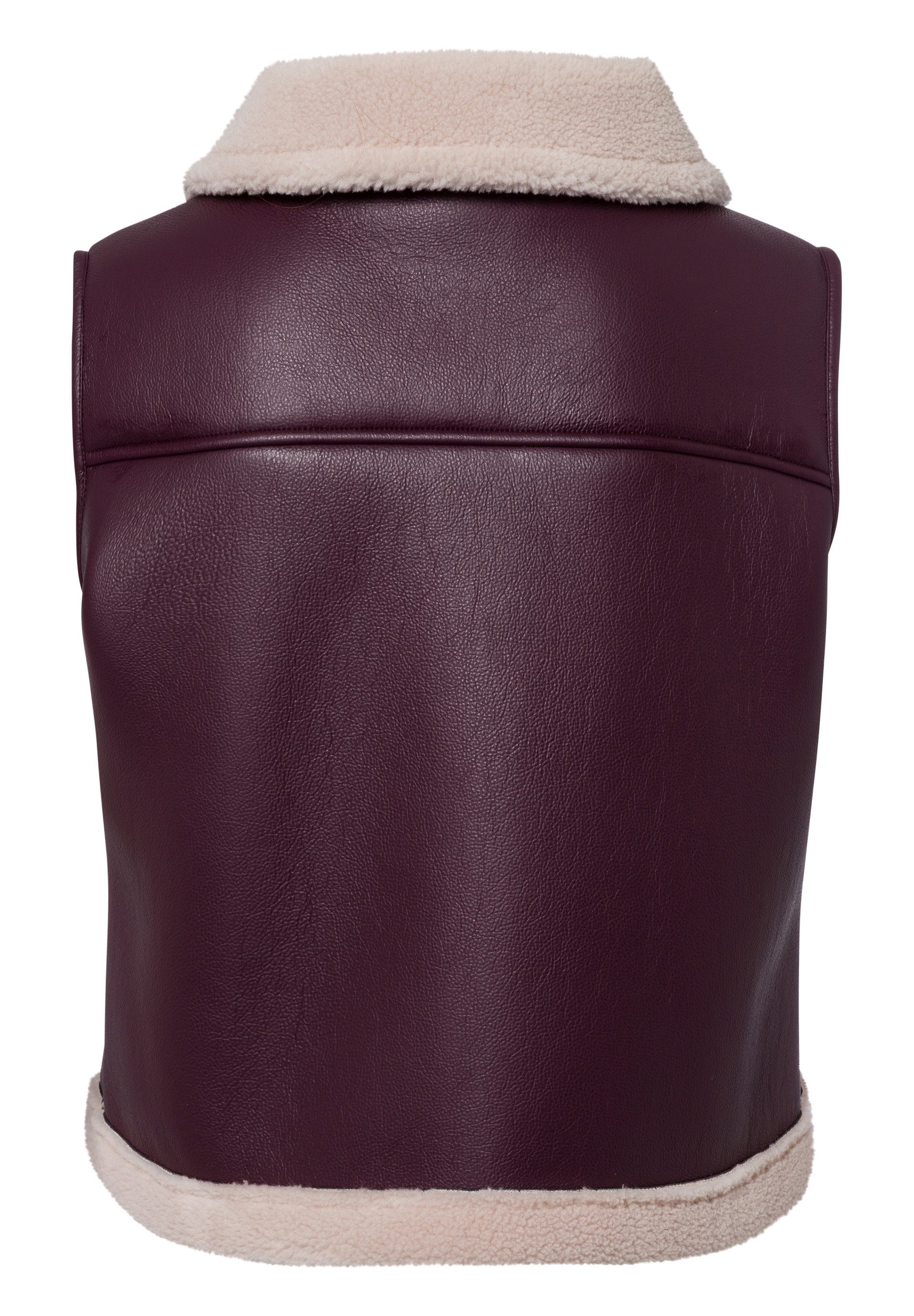TUZZI Fellimitatweste mit Teddyfutter