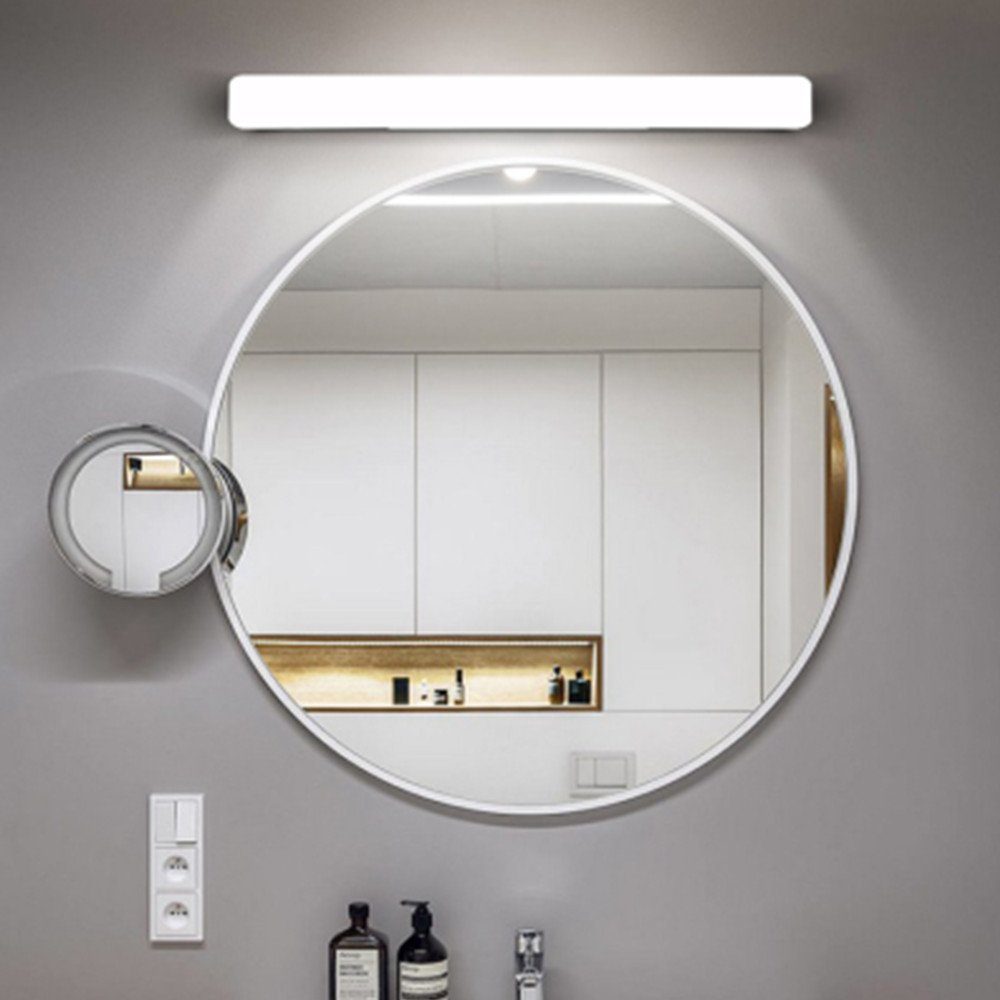 40cm, IP44 Kaltweiß, Spiegelleuchte 18W badezimmer LED Spiegellampe iscooter Badlampe