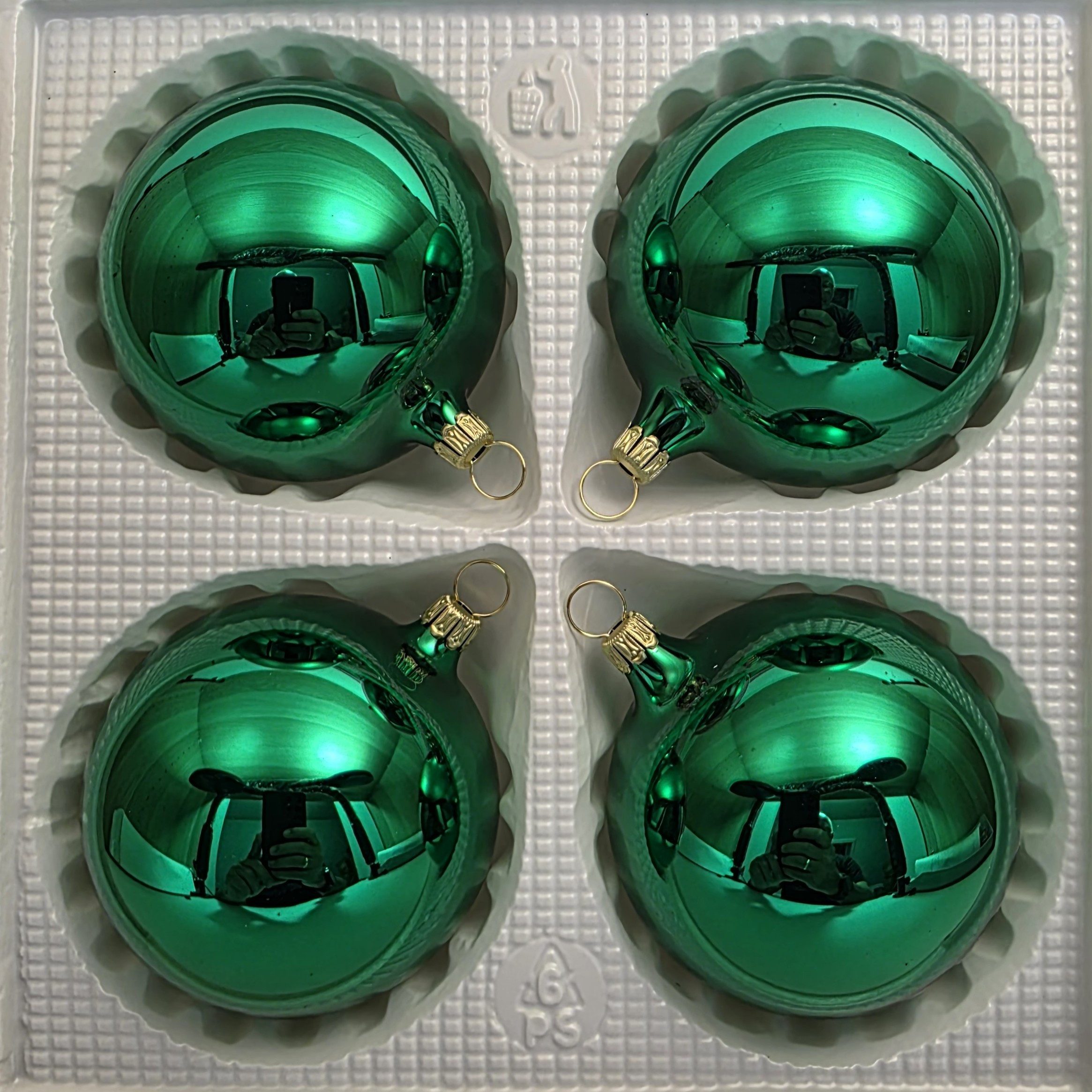 Lauschaer Glas Christbaumschmuck Christbaumschmuckkugeln in verschiedenen Farben und Größen