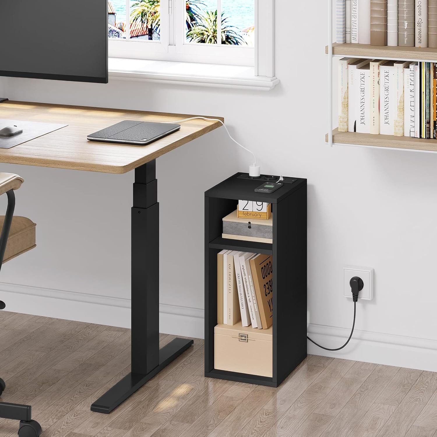 Woltu Nachttisch (1-St), mit Ladefunktion, schmaler günstig online kaufen