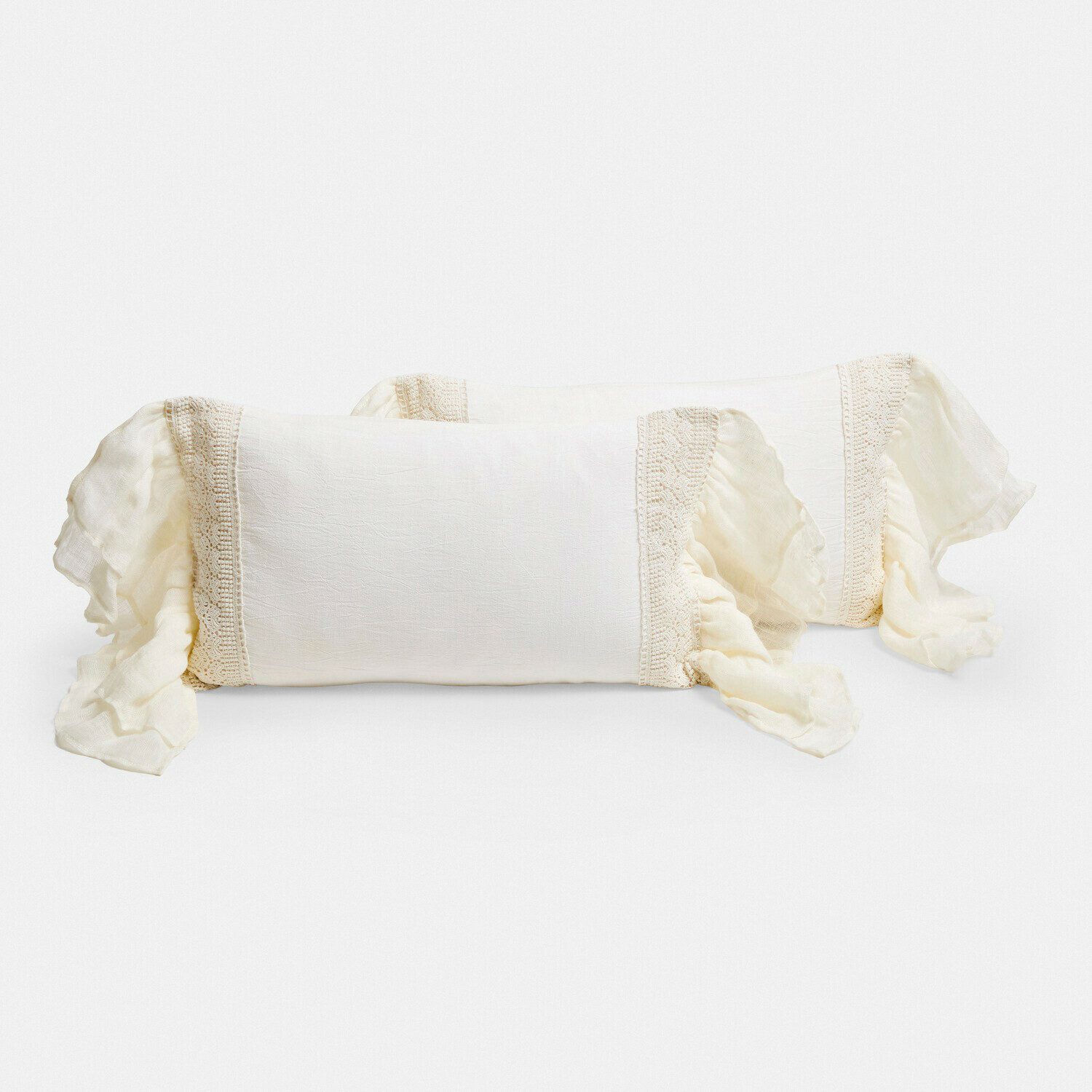 Kissenhülle Kissenhülle 2er Set Jolévianne creme