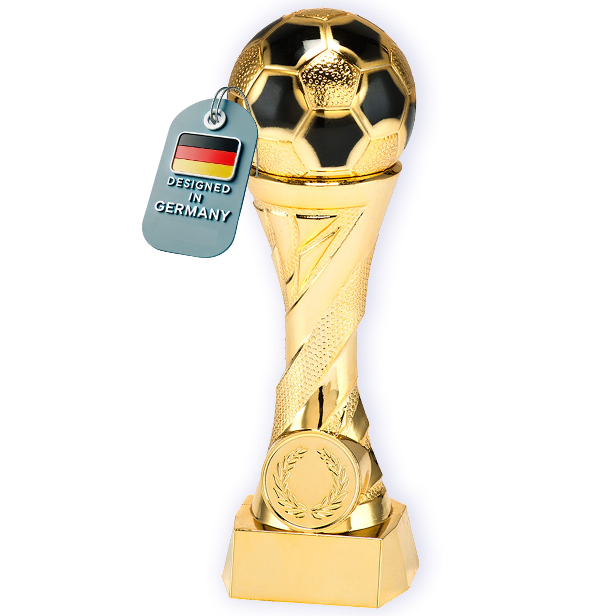 Larius Dekofigur Larius Fußball Pokal Groß (245mm, 460gr) - Trophäe Ehrenpr günstig online kaufen