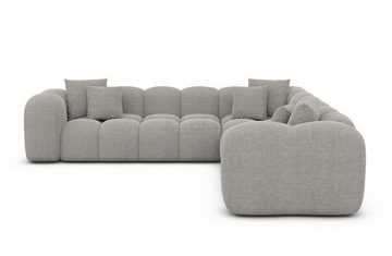 Sofa Dreams Ecksofa Modern Stoff Strukturtstoff Couch Sofa Formentera L Form Stoffsofa, Loungesofa