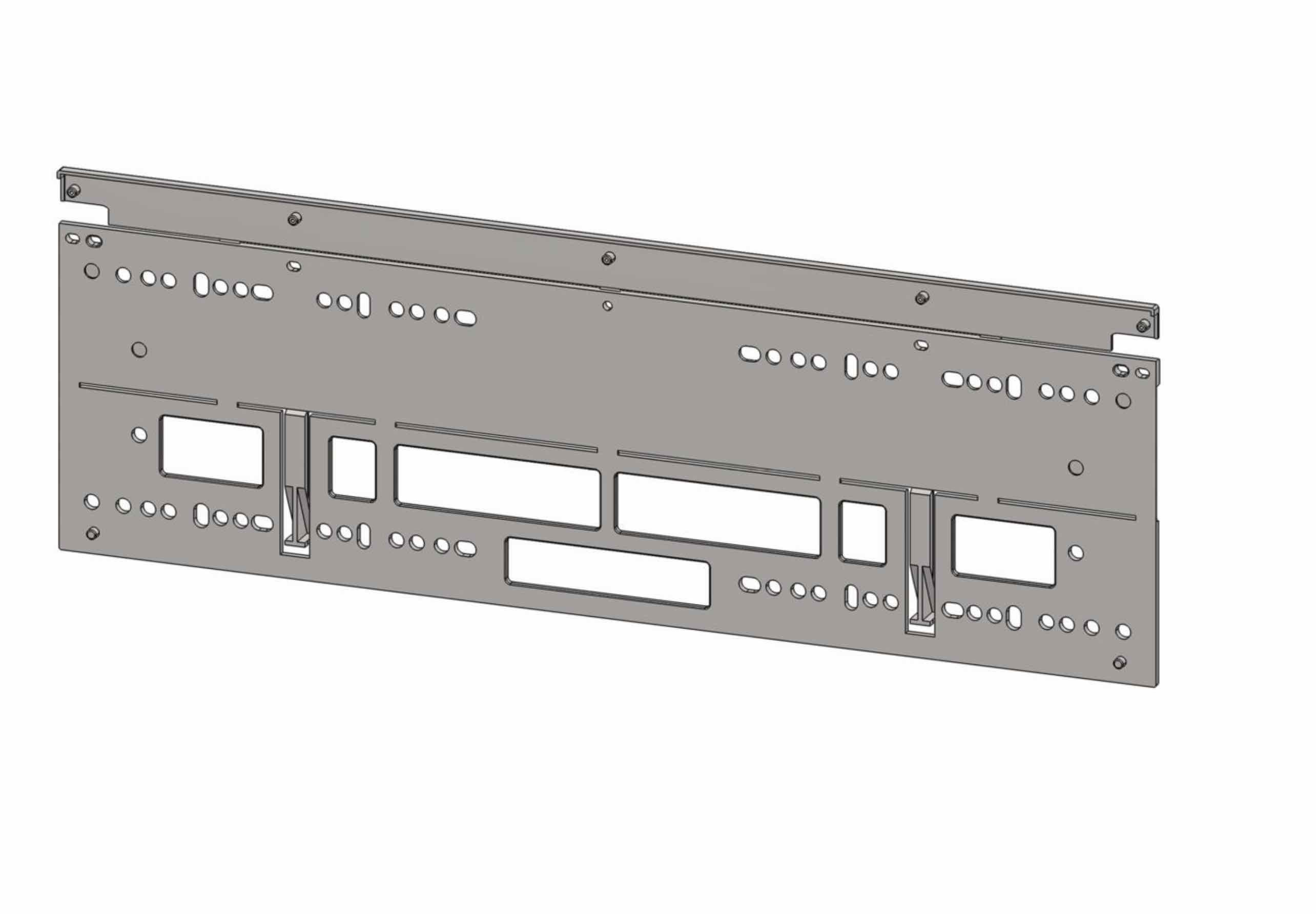 WESCO Einbaumülleimer NABER Cox Base MP1 Montageplatte hellgrau