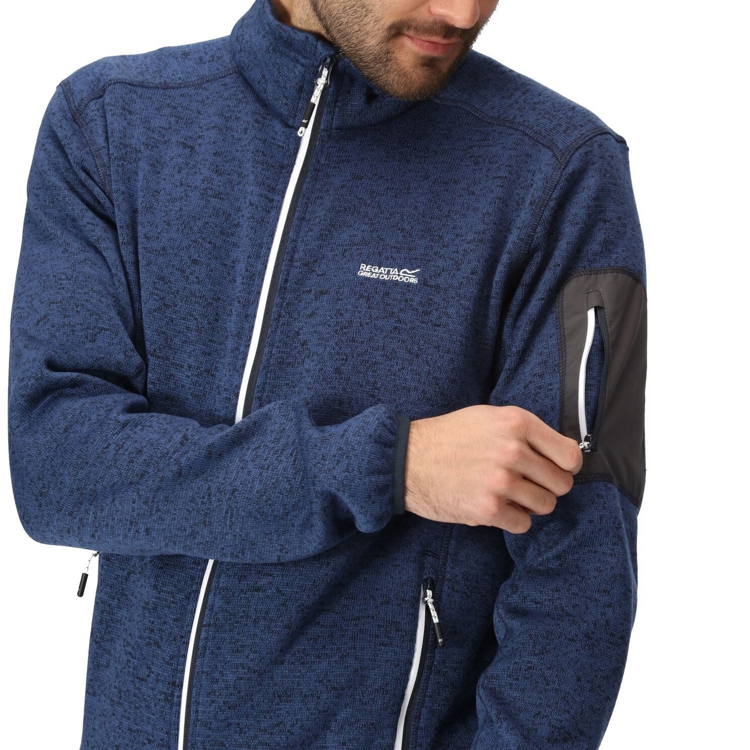 RennerXXL Fleecejacke Newhill XXL Herren Strickfleece günstig online kaufen