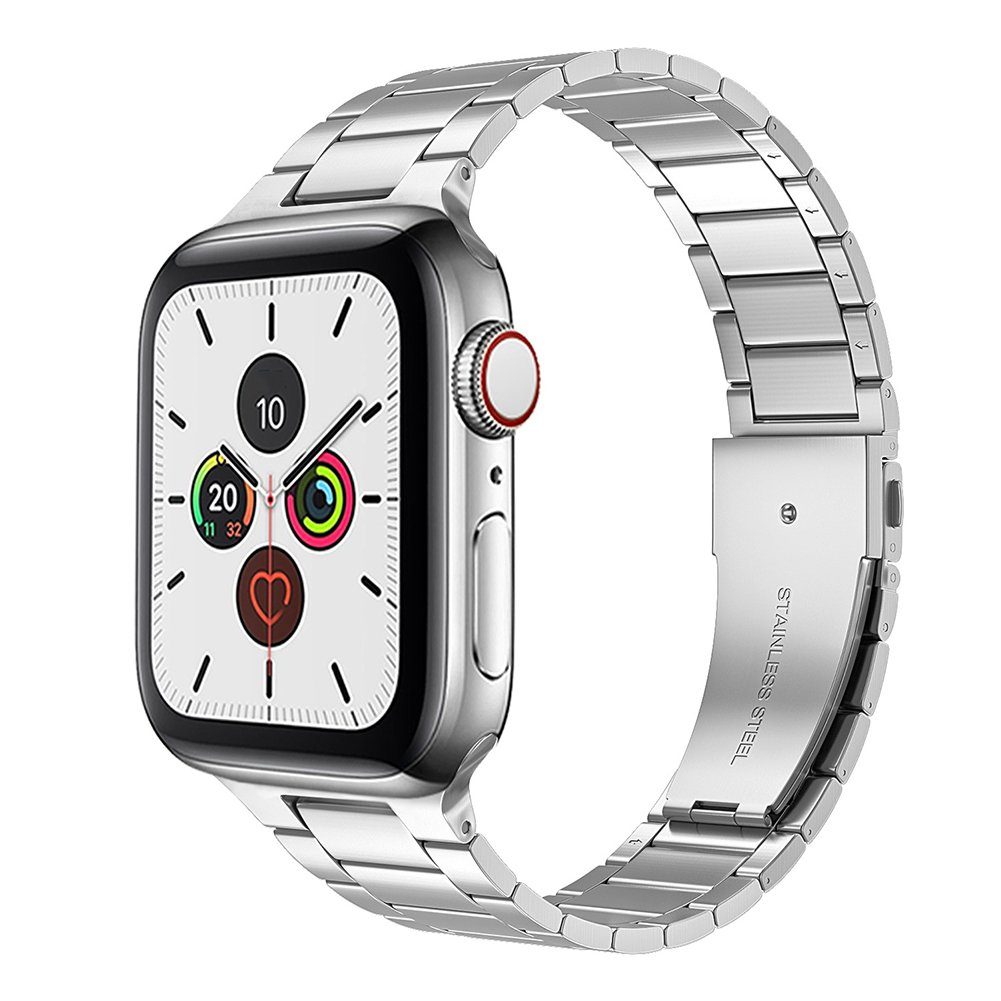 38mm 5 YSDYM Watch Armbänder 41mm,Metall Apple 41mm, mit Smartwatch-Armband Serie 7 Silber armband 6 Armband SE apple für watch 40mm Uhrenarmband, 7 Kompatibel 4 iWatch