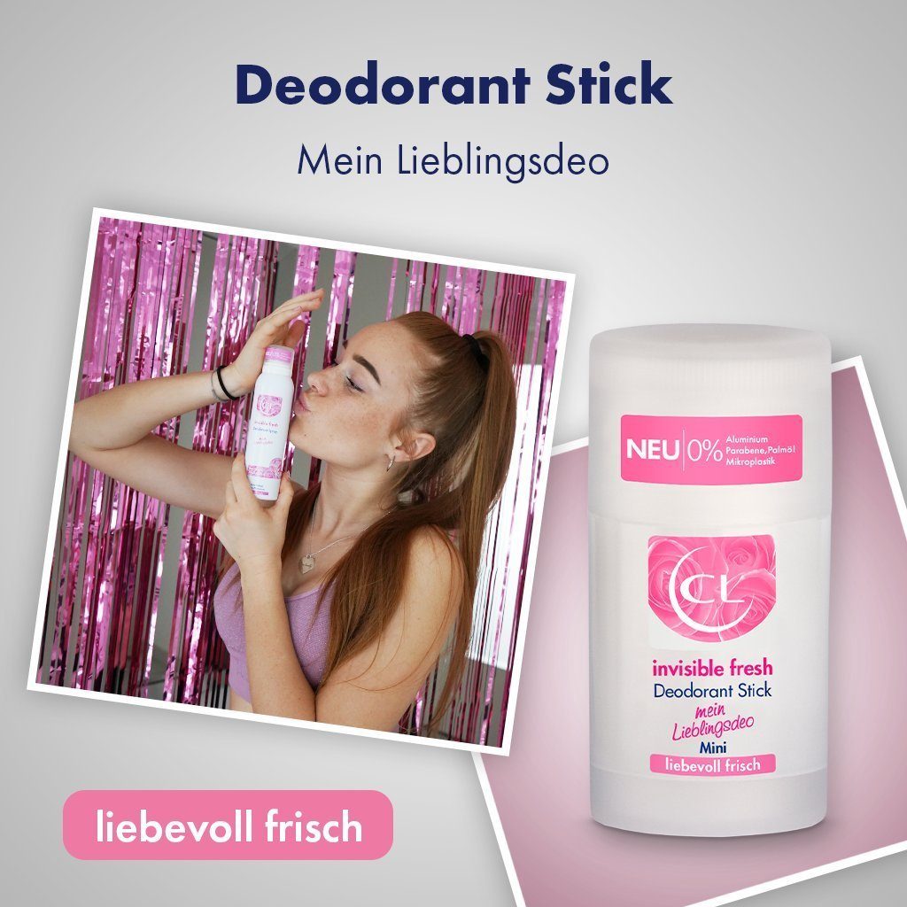 CL Deo-Stift invisible langanhaltenden Stick fresh Duft - mit Deodorant 25 ml, 1-tlg