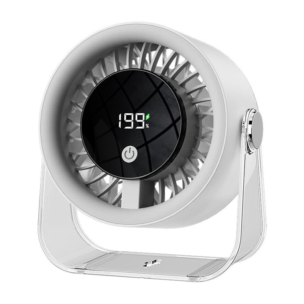 nsihing Mini USB-Ventilator Tischventilator, stromsparend, ruhiger Lauf, 360° neigbar, Fan Lüfter, ragbarer Ventilator mit 199 Stufen, stufenlos regelbar