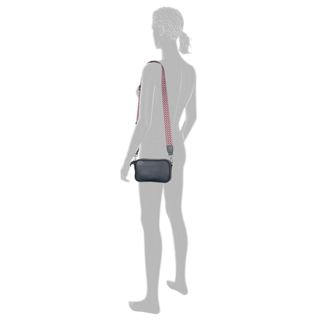 TOM TAILOR Handtasche Tatiana, fein gewebter dreifarbiger Gurtband mit harmonischem „T“´Logodruck