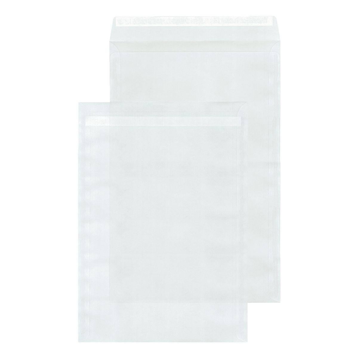 10 Transparente Versandtaschen C4 ohne Fenster 10 Transparente Versandtaschen C4 ohne Fenster