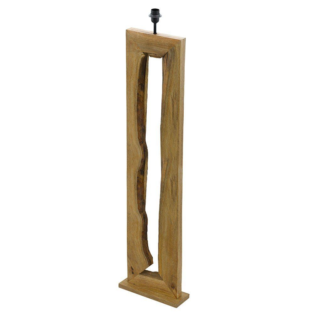 Stehleuchte mit hochwertigem Holzfuß 