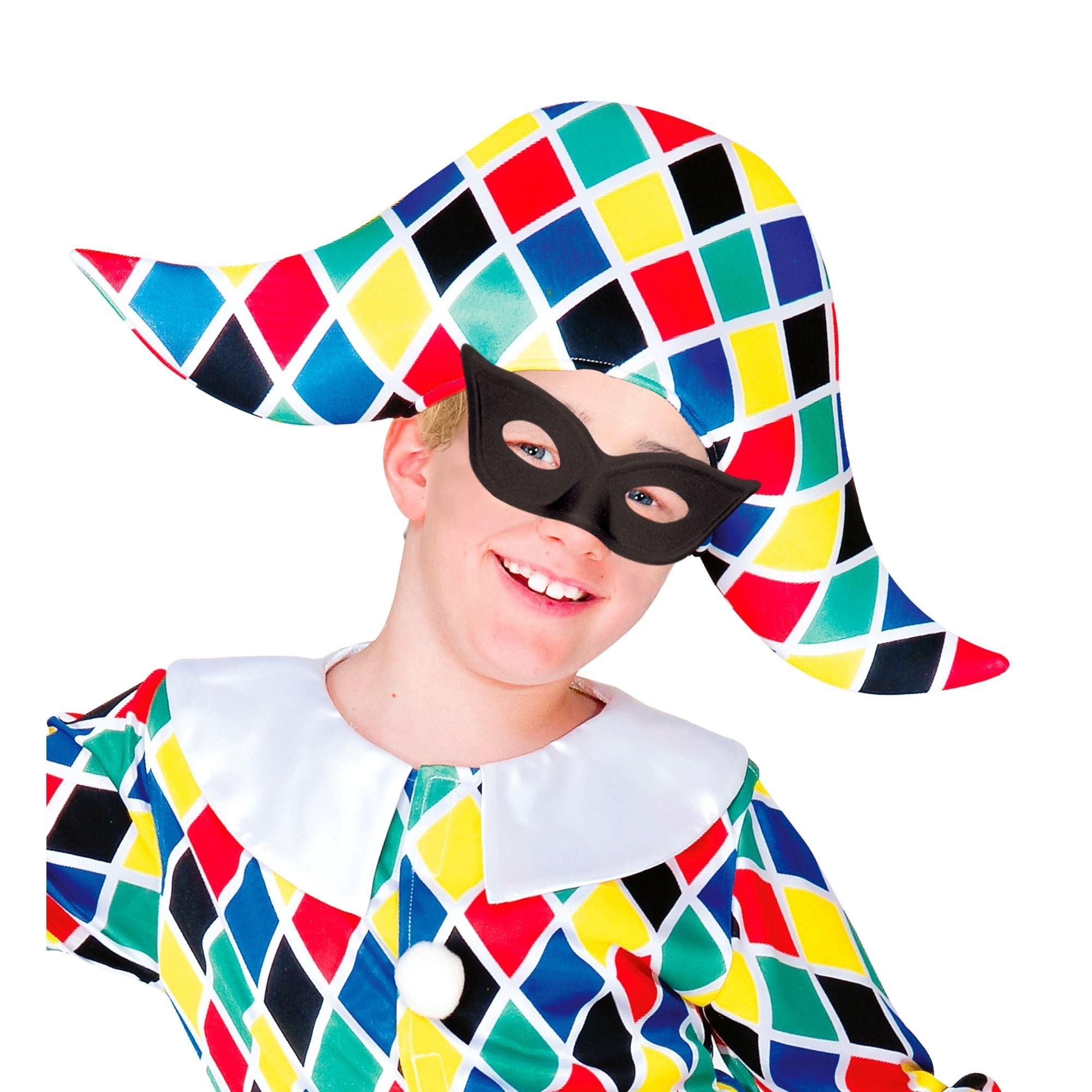 Widmann S.r.l. Verkleidungsmaske Kinder Schmetterling Augenmaske 63861, Schwarz