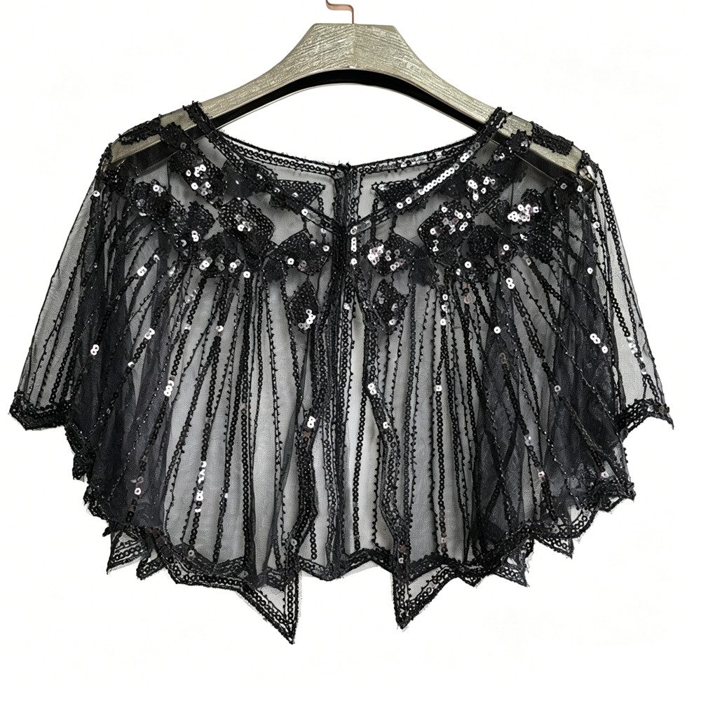 Zaewry Modeschal Stola Damen Festlich Schal Cape Schultertuch Ärmellos Bolero, Strickjacke für Hochzeit Braut Abendkleid Brautkleid Sommer