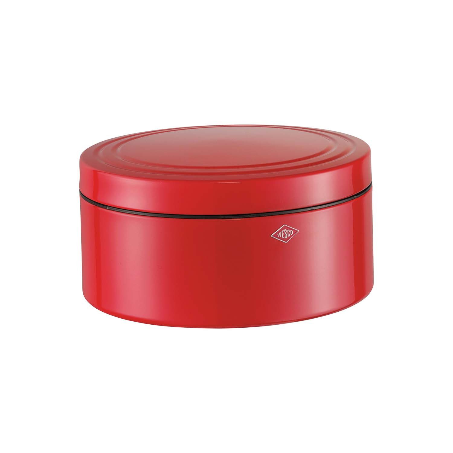 WESCO Keksdose Wesco Gebäckdose - Weihnachts-Rot, Stahlblech, pulverbeschichtet