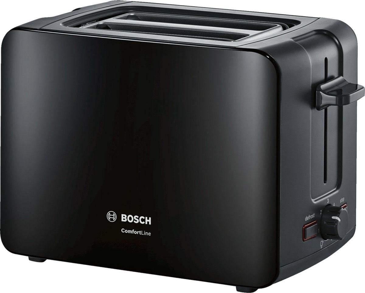 Image of BOSCH Toaster ComfortLine TAT6A113, 2 kurze Schlitze, 915 W