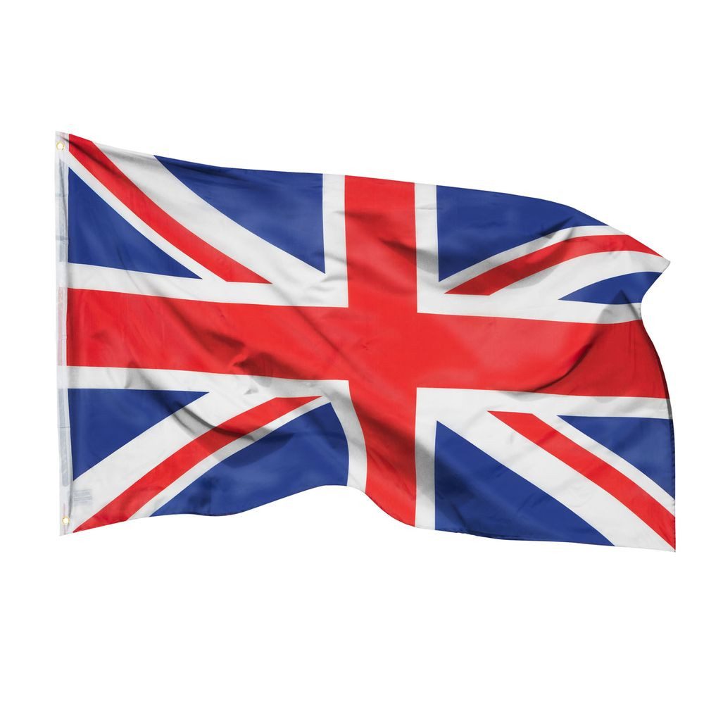PHENO FLAGS Flagge Großbritannien Flagge 90 x 150 cm Britische Union Jack Fahne UK (Hissflagge für Fahnenmast), Inkl. 2 Messing Ösen