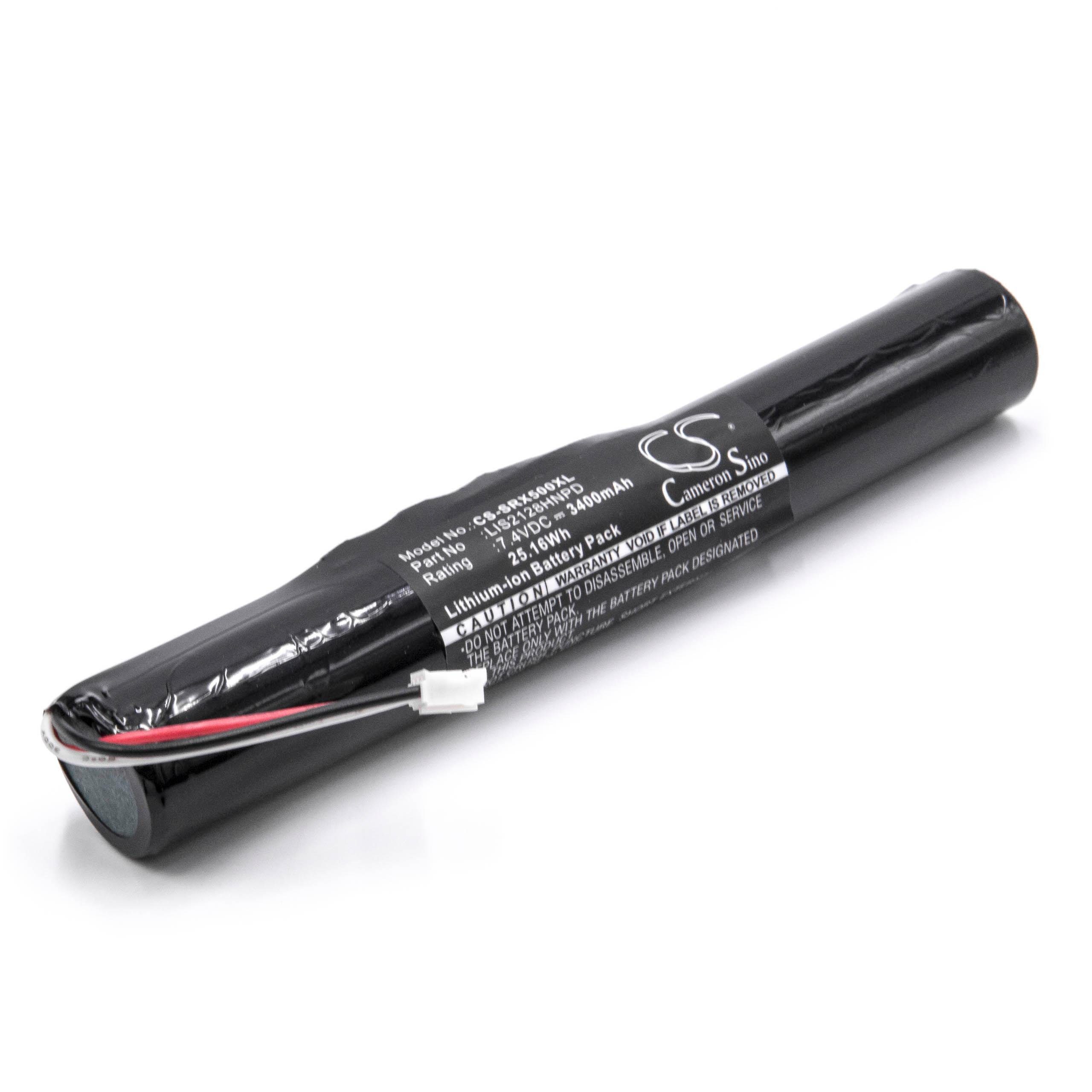 passend für Sony SRS-X5 Lautsprecher (3400 mAh, 7,4 V, Li-Ion) Akku