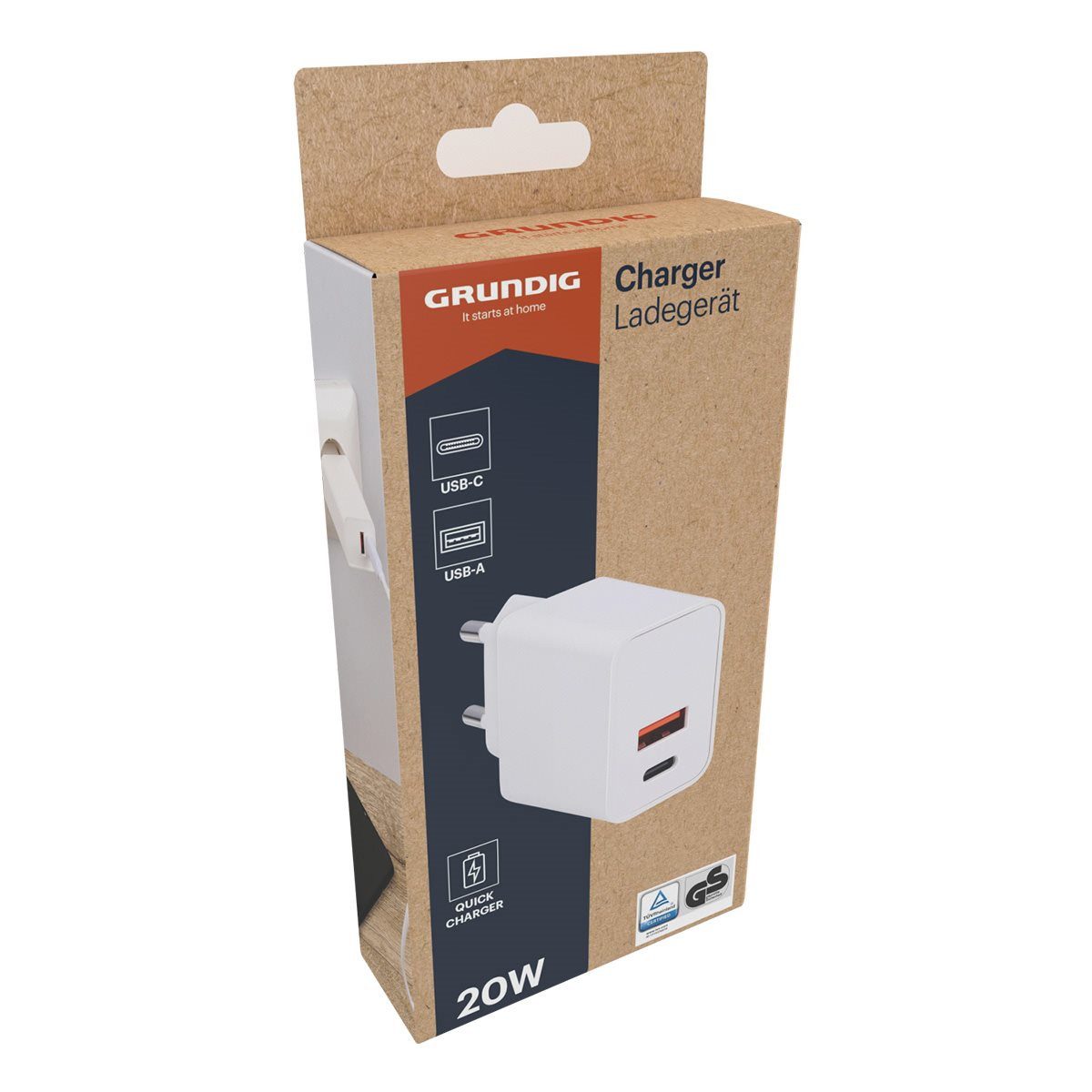 Grundig Grundig Ladegerät 20W Schnell USB-Ladegerät