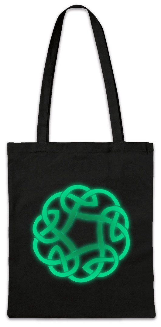 Beuteltasche Celtic Knot Logo Sign III Stofftasche Kelten Tribal Knoten Keltisch