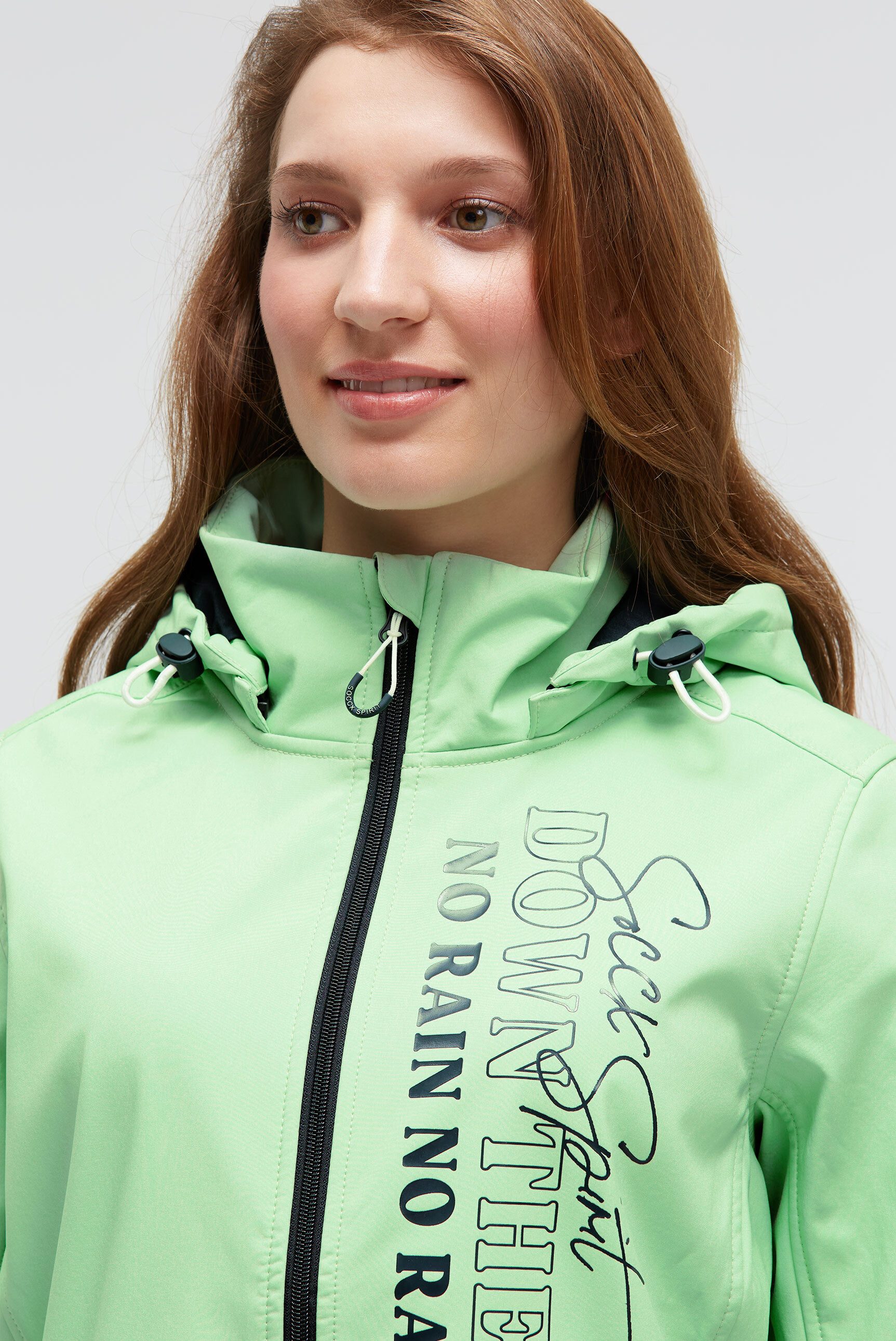 SOCCX Softshelljacke mit Fleecefutter