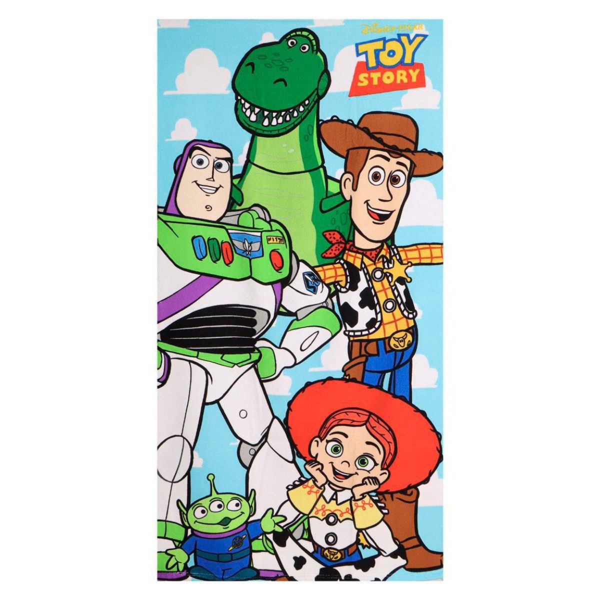 Disney Pixar Toy Story Badetuch Kinder Badetuch 70 × 140 cm leichtes Handtuch für Urlaub und Sport
