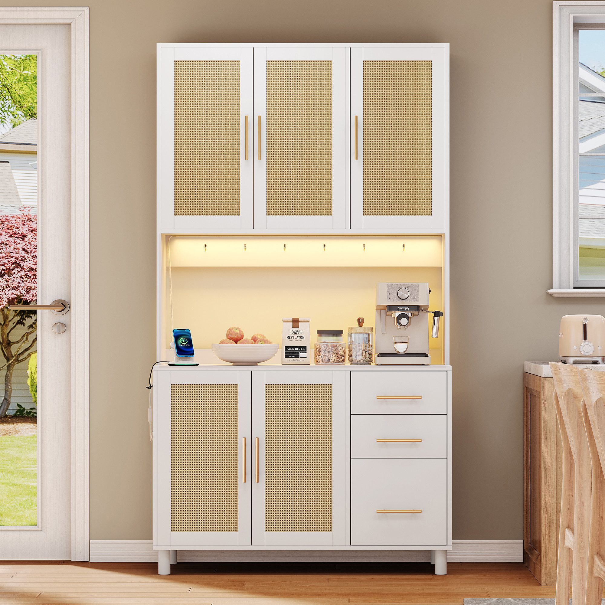 BlingBin Hochschrank Küchenanrichte (1-St., Küchen-Sideboard aus günstig online kaufen