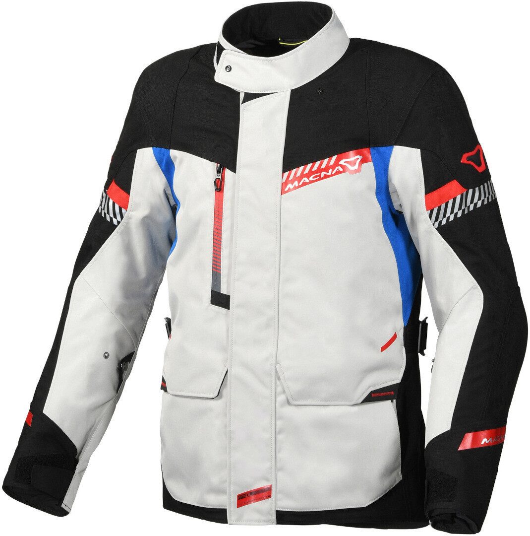 Macna Motorradjacke Aspire wasserdichte Motorrad Textiljacke herausnehmbares Innenfutter