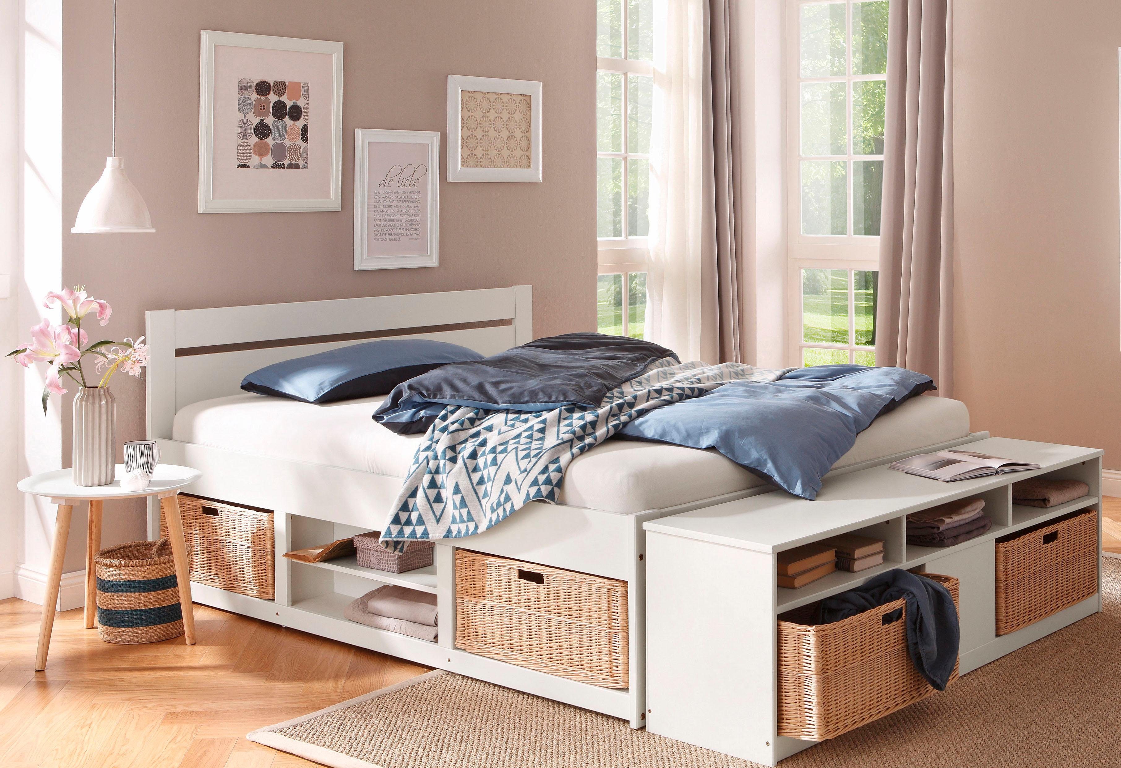 HOME AFFAIRE Bett Stauraumbett LEVI - 90/200 cm