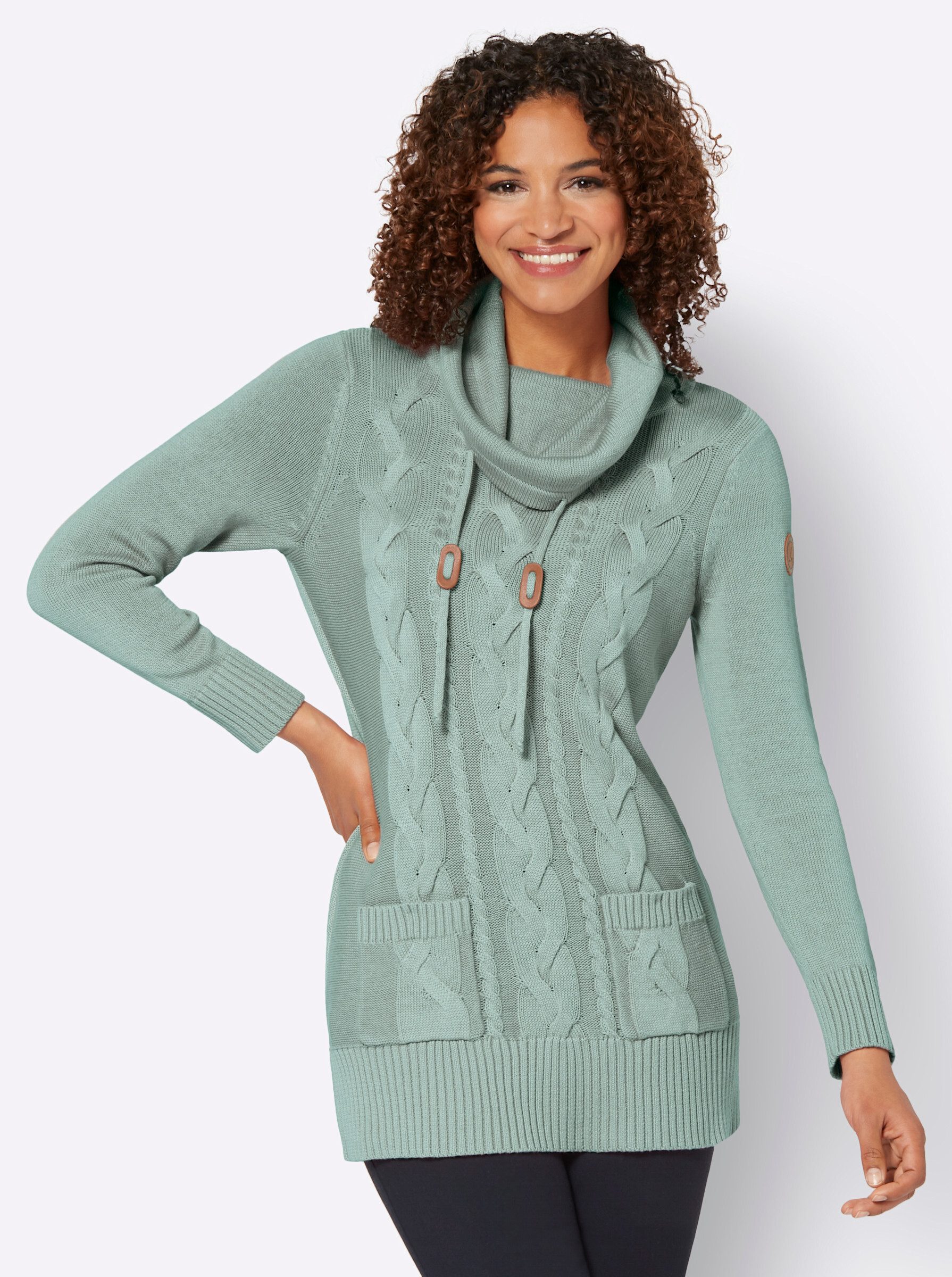 Strickpullover Longpullover