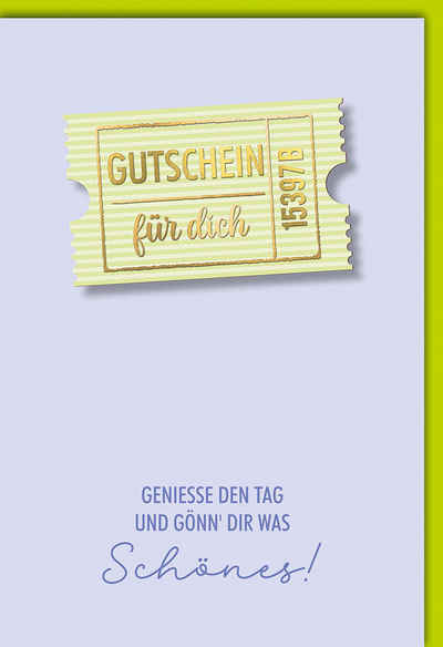 Verlag Dominique Grußkarten Gutschein - Karte mit Umschlag - Kinokarte