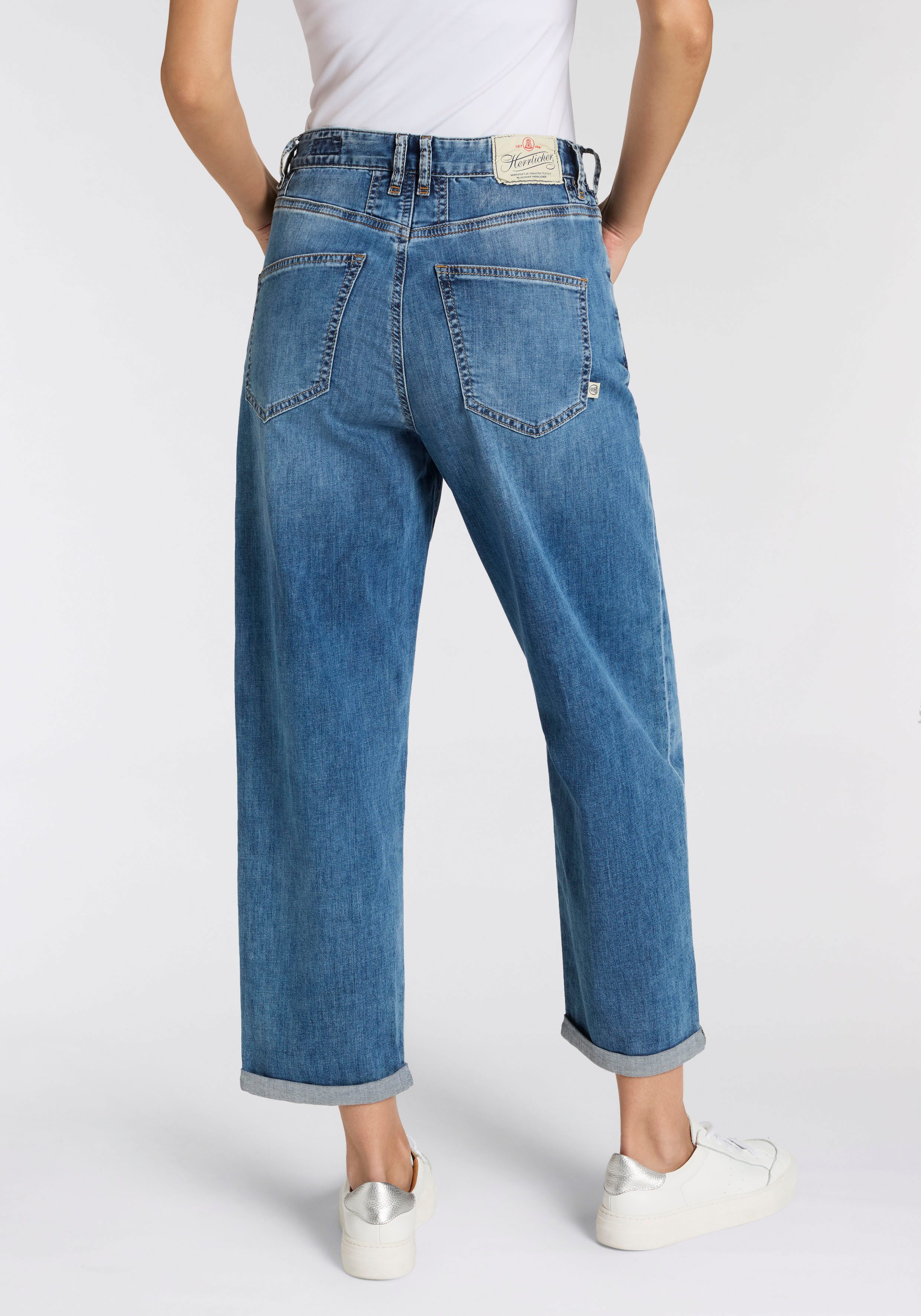 Herrlicher Straight-Jeans Brooke Denim Light krempelbar – Bild 4 von 5