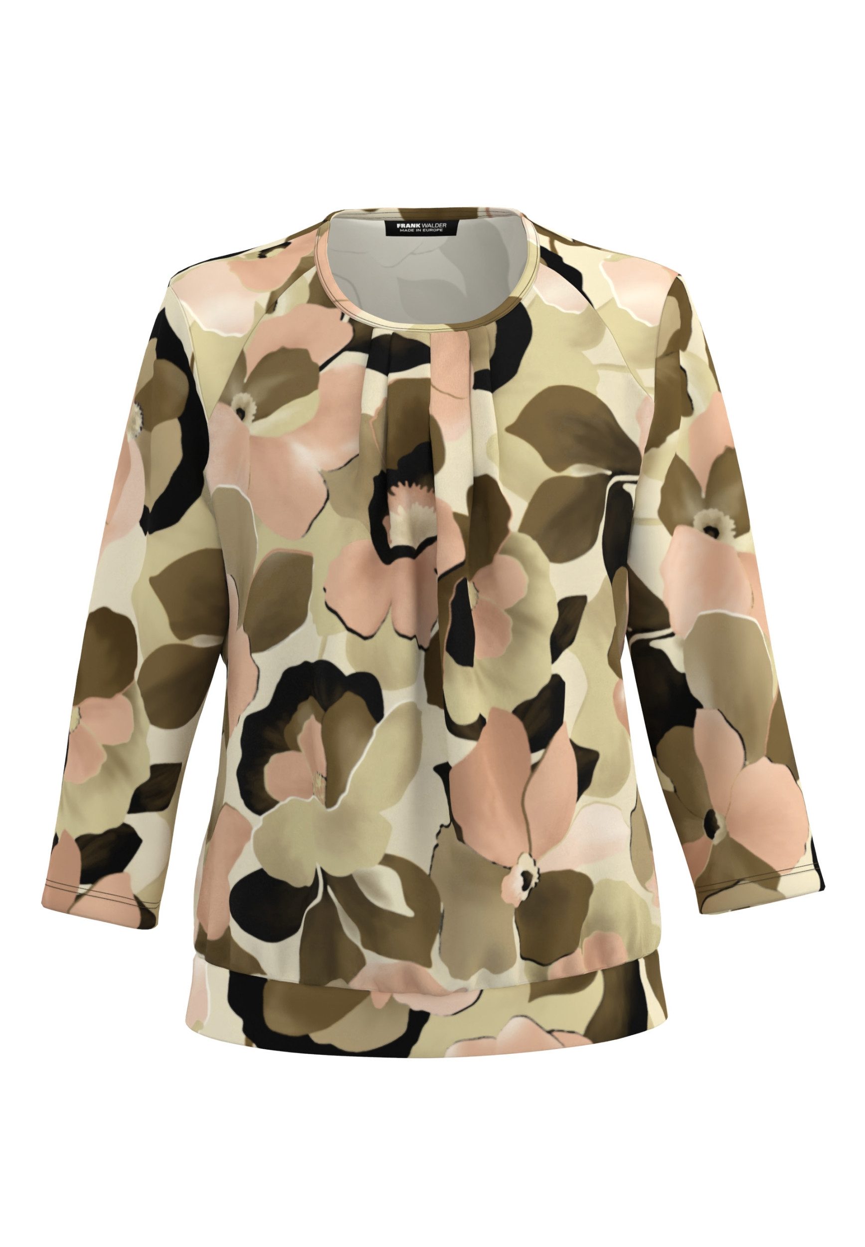 FRANK WALDER Kurzarmbluse NOSBlusenshirts DRUCK