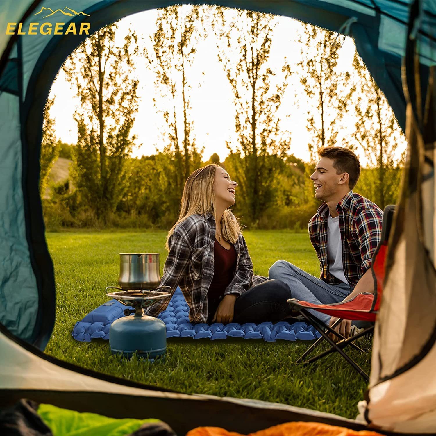 Elegear Isomatte Selbstaufblasende Campingmatte für Camping/Outdoor, günstig online kaufen