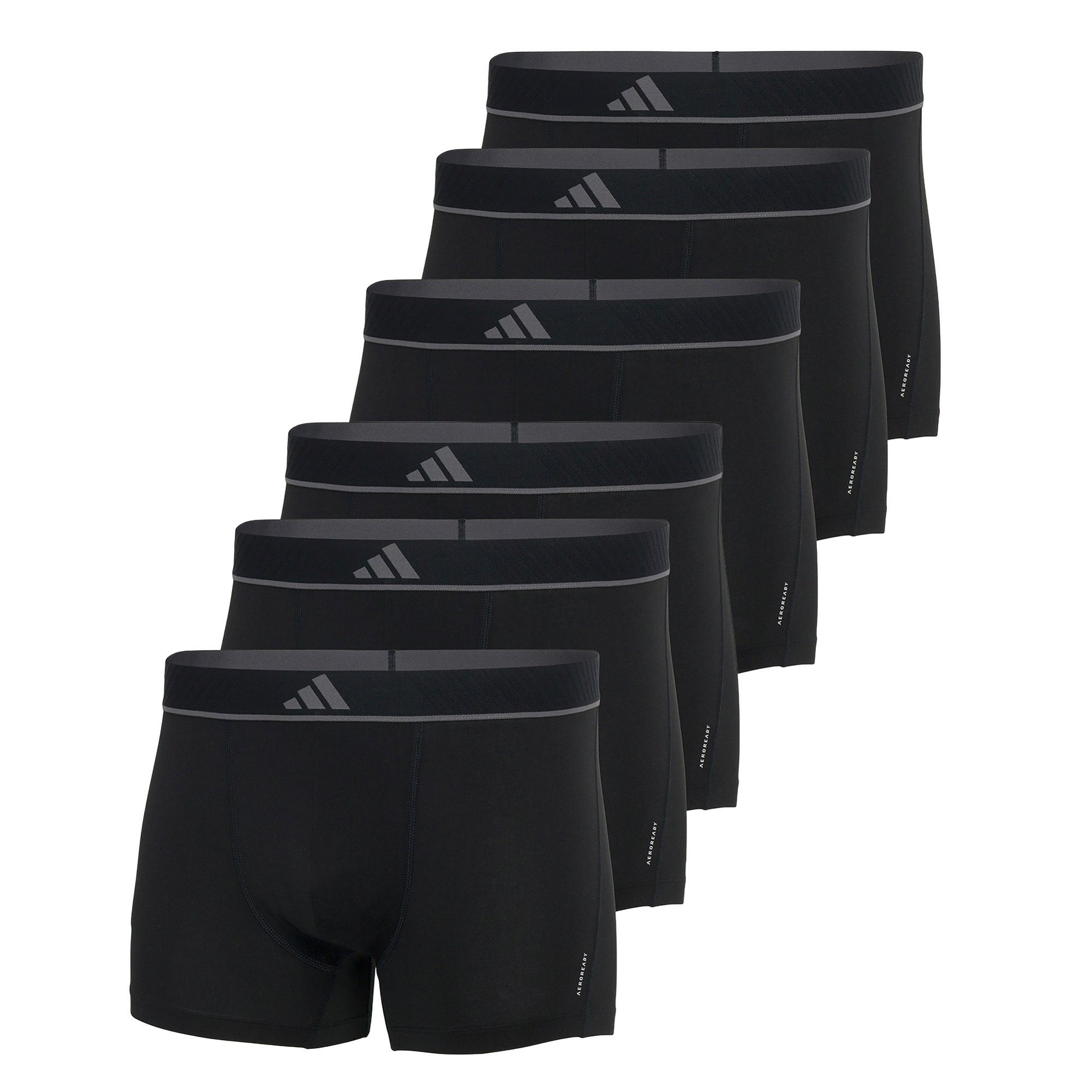 adidas Sportswear Boxer Herren Boxershort 6er Pack Polyester (Packung, 6er günstig online kaufen