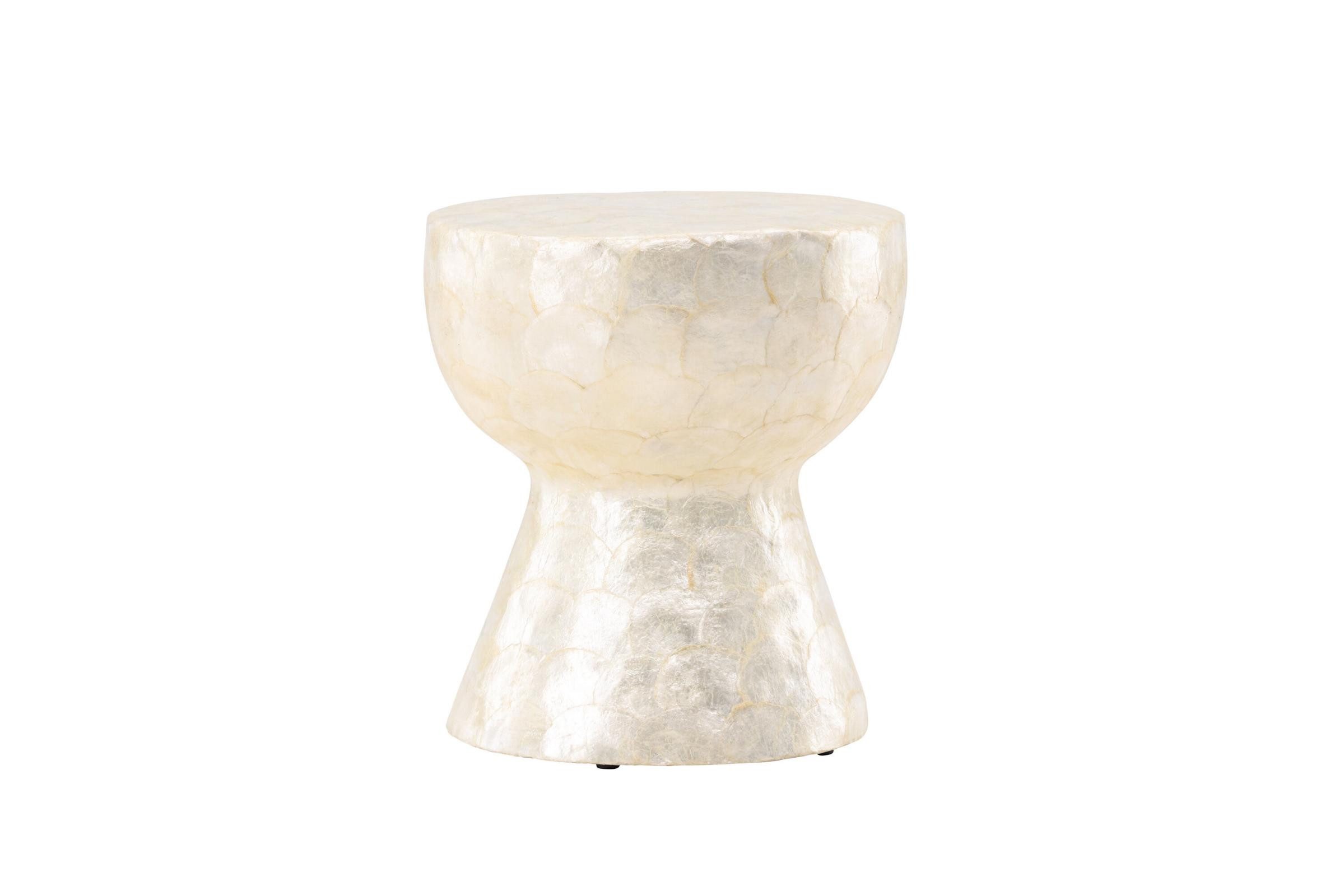 Venture Home Couchtisch Sandön Beistelltisch Ø40 cm beige. (1-St)