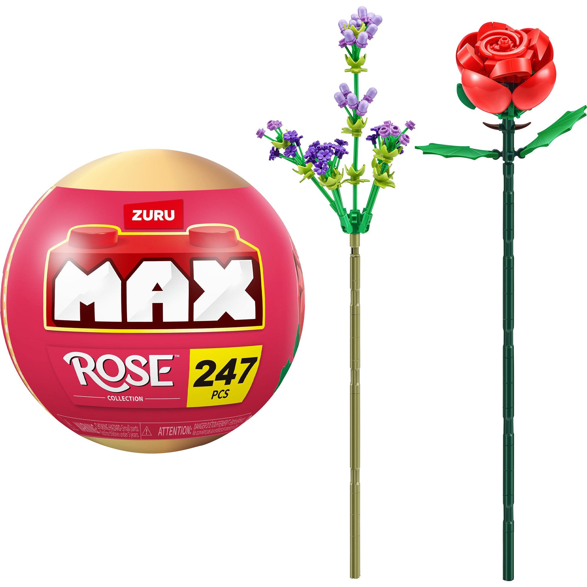 ZURU MAX Rose, Konstruktionsspielzeug Spielbausteine
