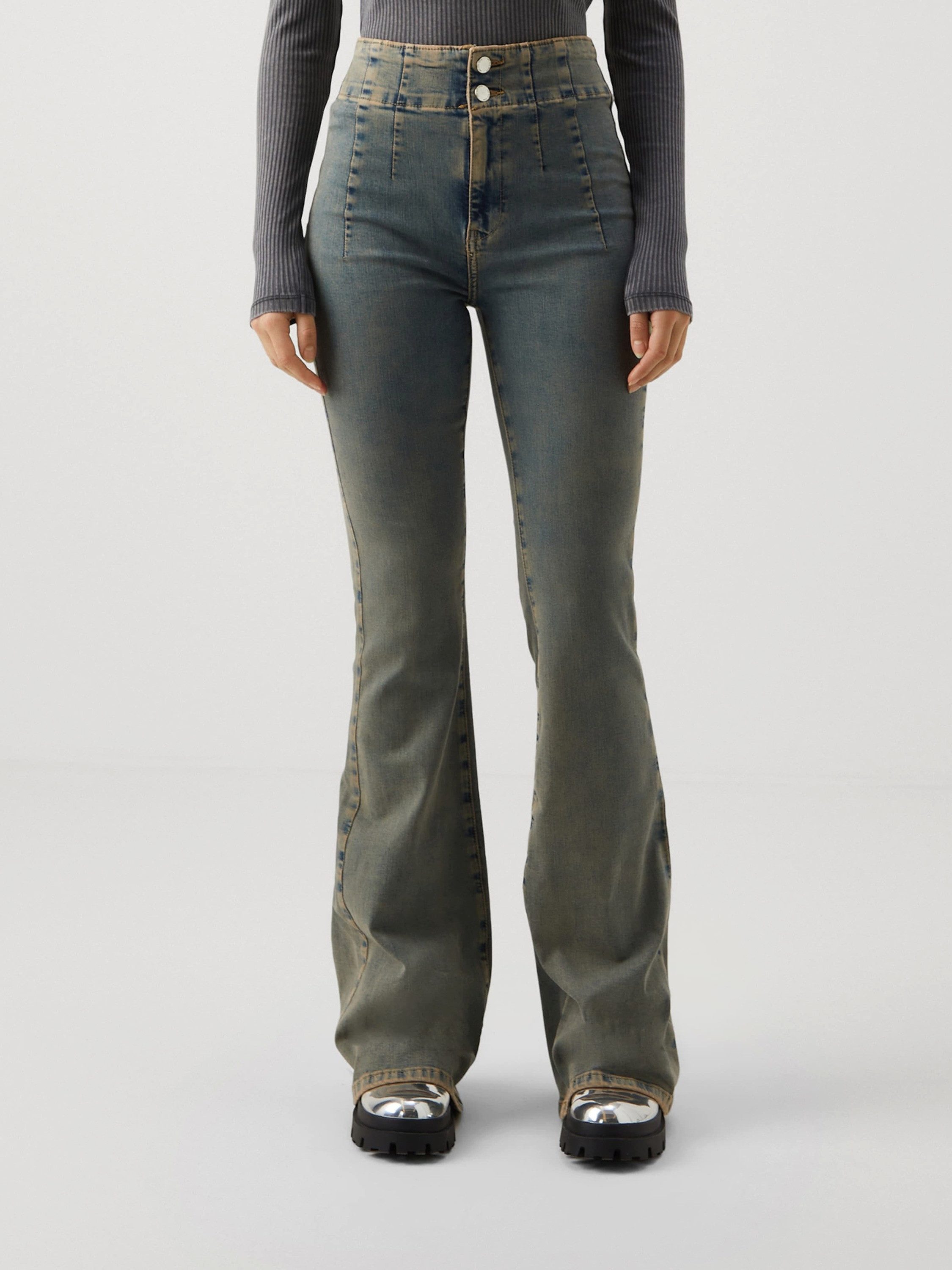 ONLY Schlagjeans ONLHUSH (1-tlg) Plain/ohne Details