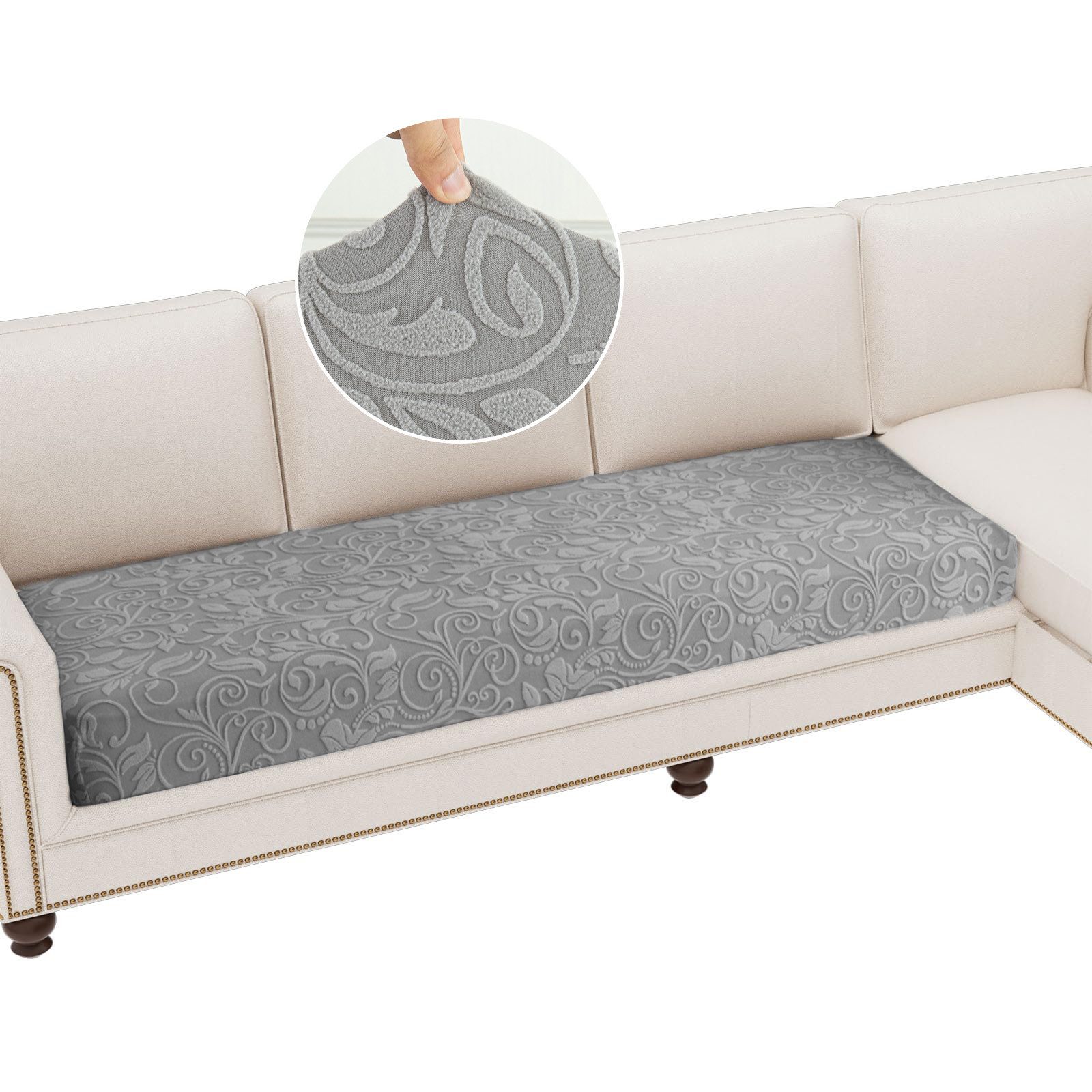 BTTO Sofahusse Stretch Floral Sofa Sitzkissenbezug Sofabezug,Spandex Sofasi günstig online kaufen