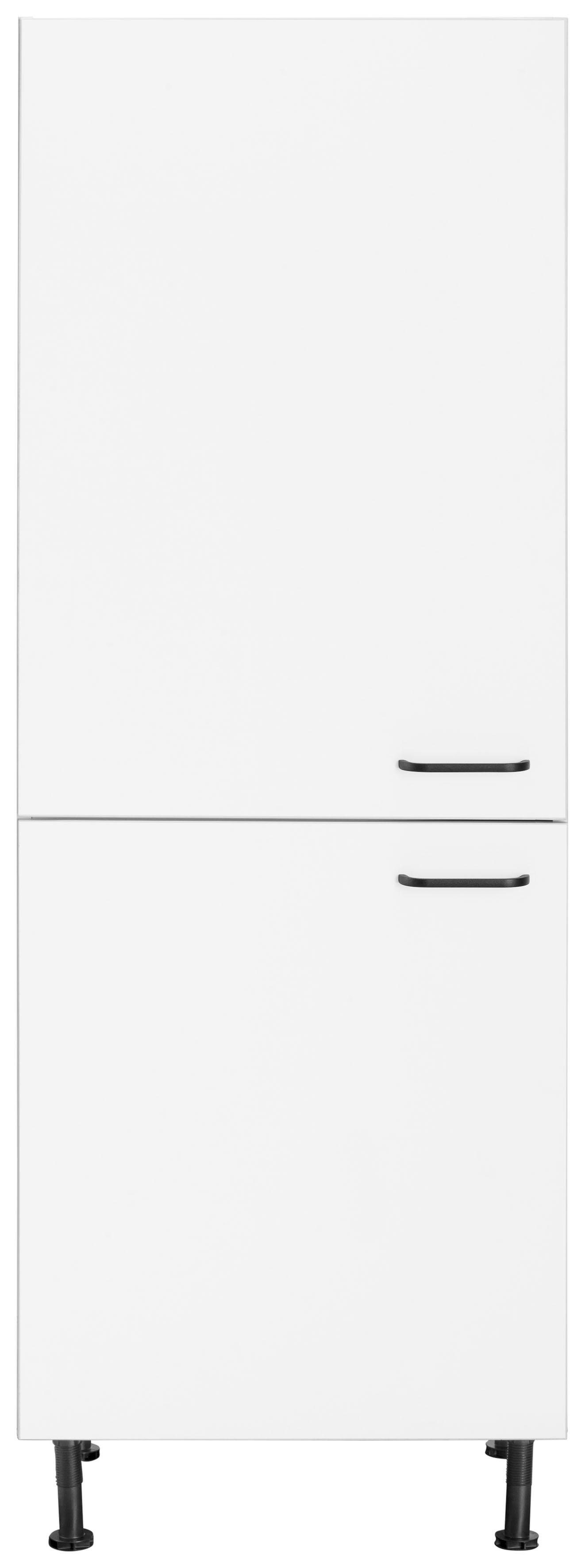 OPTIFIT Hochschrank Elga mit cm weiß/weiß weiß | Füßen, Soft-Close-Funktion, höhenverstellbaren 60 Breite