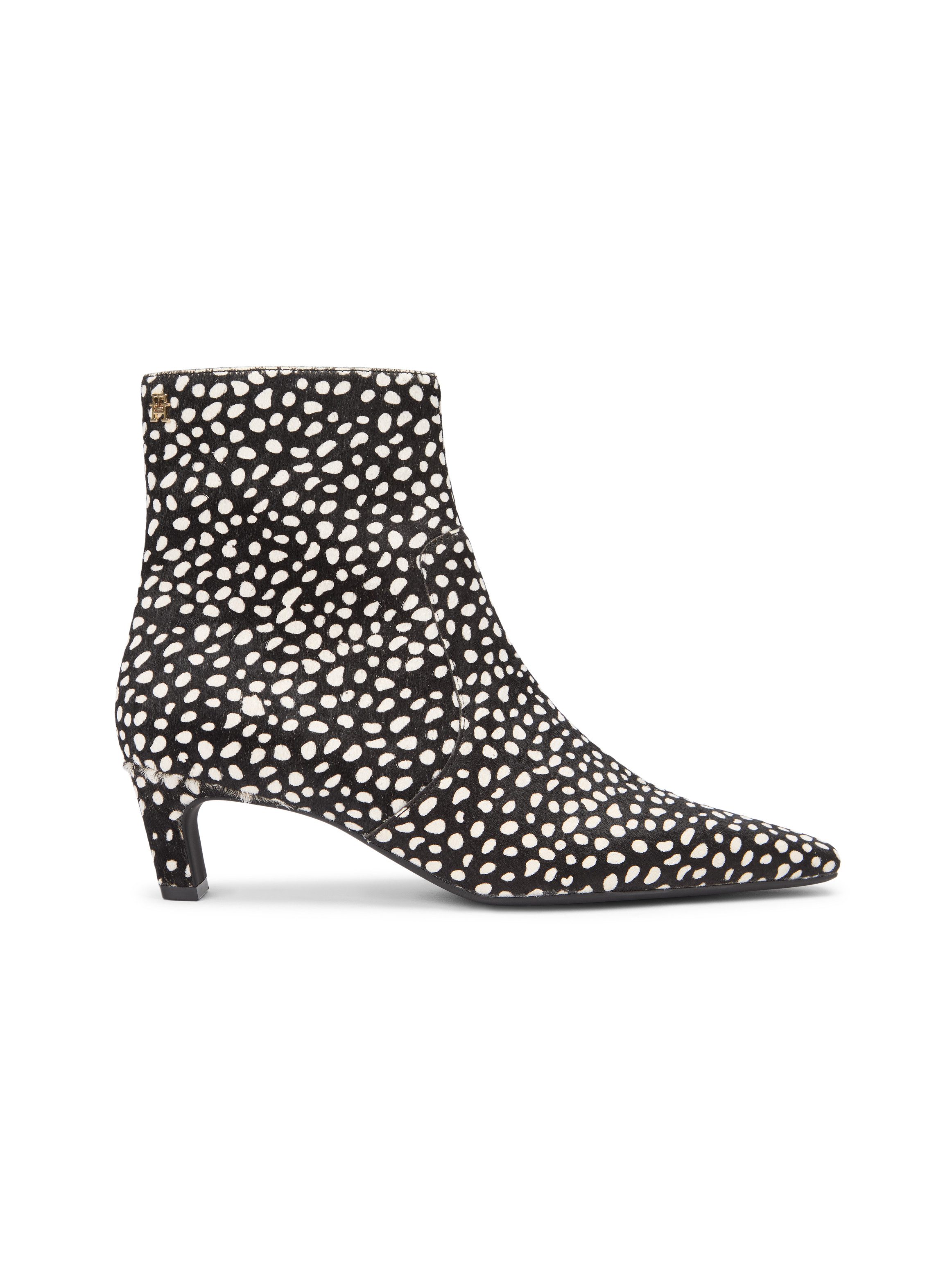 Tommy Hilfiger TH SNOW LEOPARD BOOT Stiefelette, Trichterabsatz, Businesschuh in spitz zulaufender Form – Bild 5 von 5